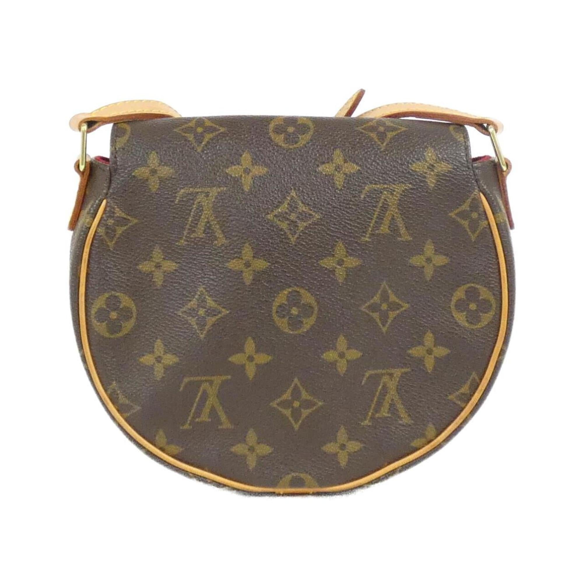 Louis Vuitton Marron Coated Canvas Shoulder Bag (Pre-Owned)
