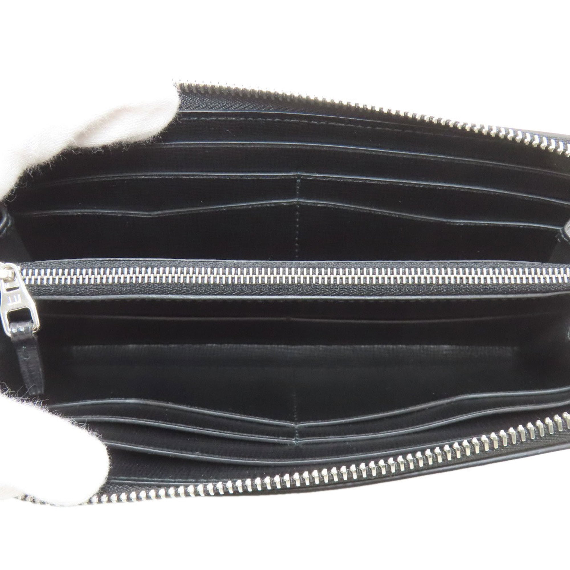 Dunhill Black Leather Long Wallet (Bi-Fold) (Pre-Owned)