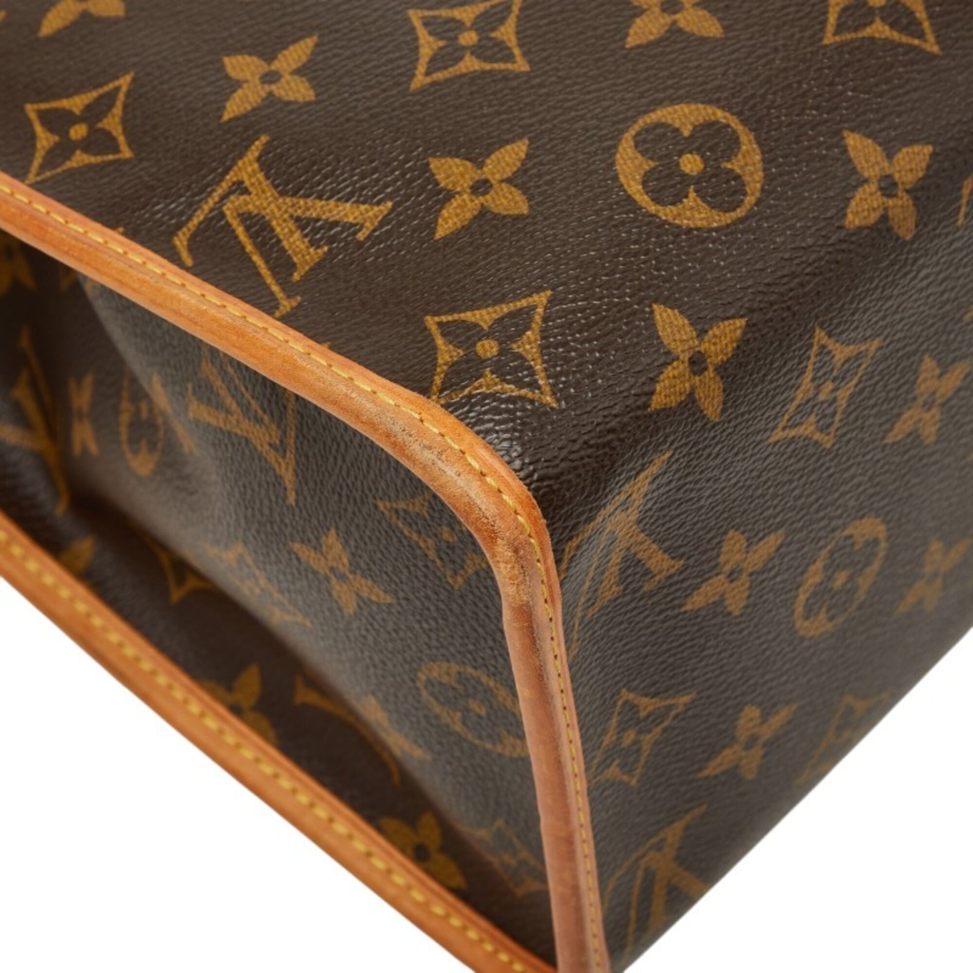 Louis Vuitton Monogram Brown Pvc Leather Tote Bag (Pre-Owned)