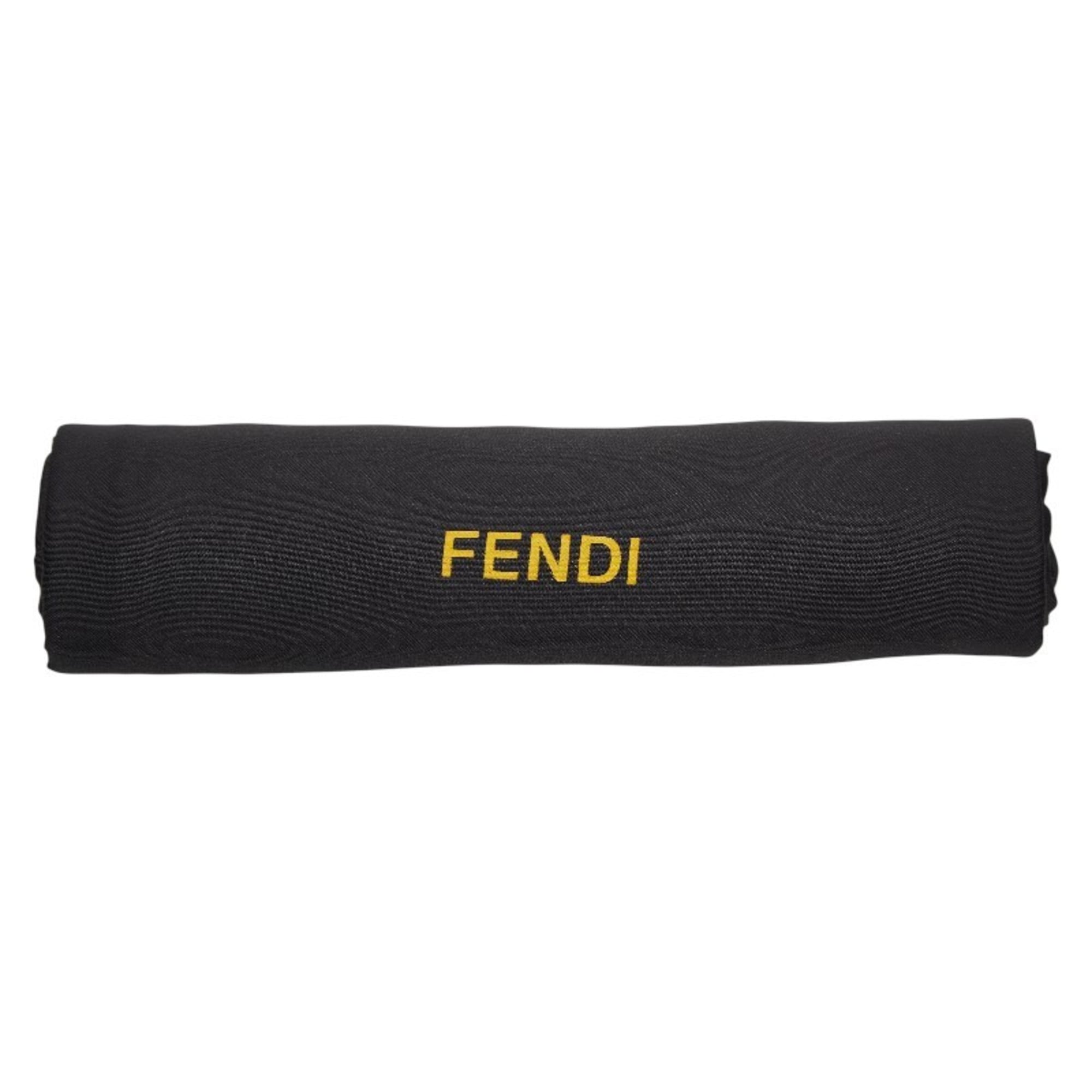 Fendi Brown Canvas Leather Shoulder Bag (Pre-Owned)
