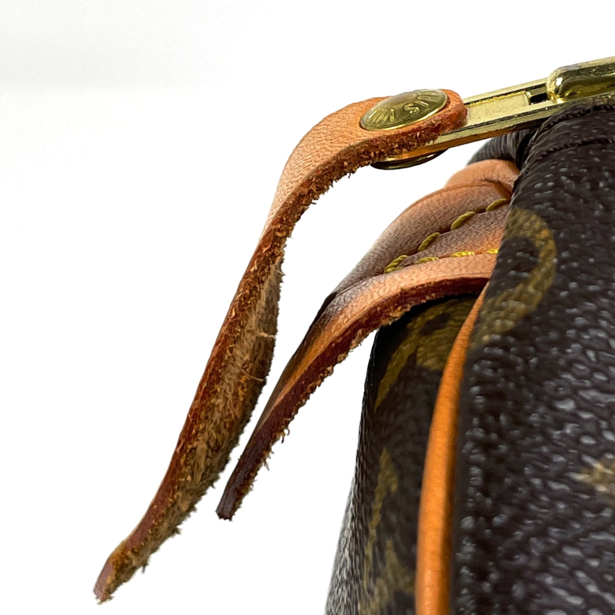 Louis Vuitton Brown Monogram Boston Bag Handbag (Pre-Owned)