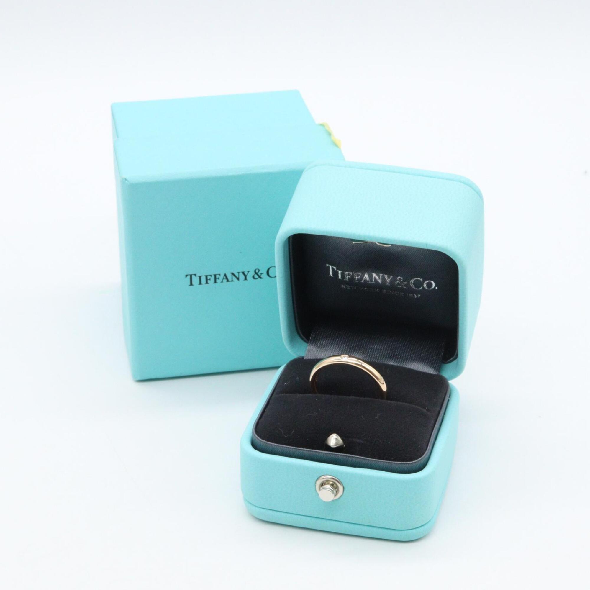 Tiffany Pink Gold Clear Pink Gold (18K) Band Ring (Pre-Owned)