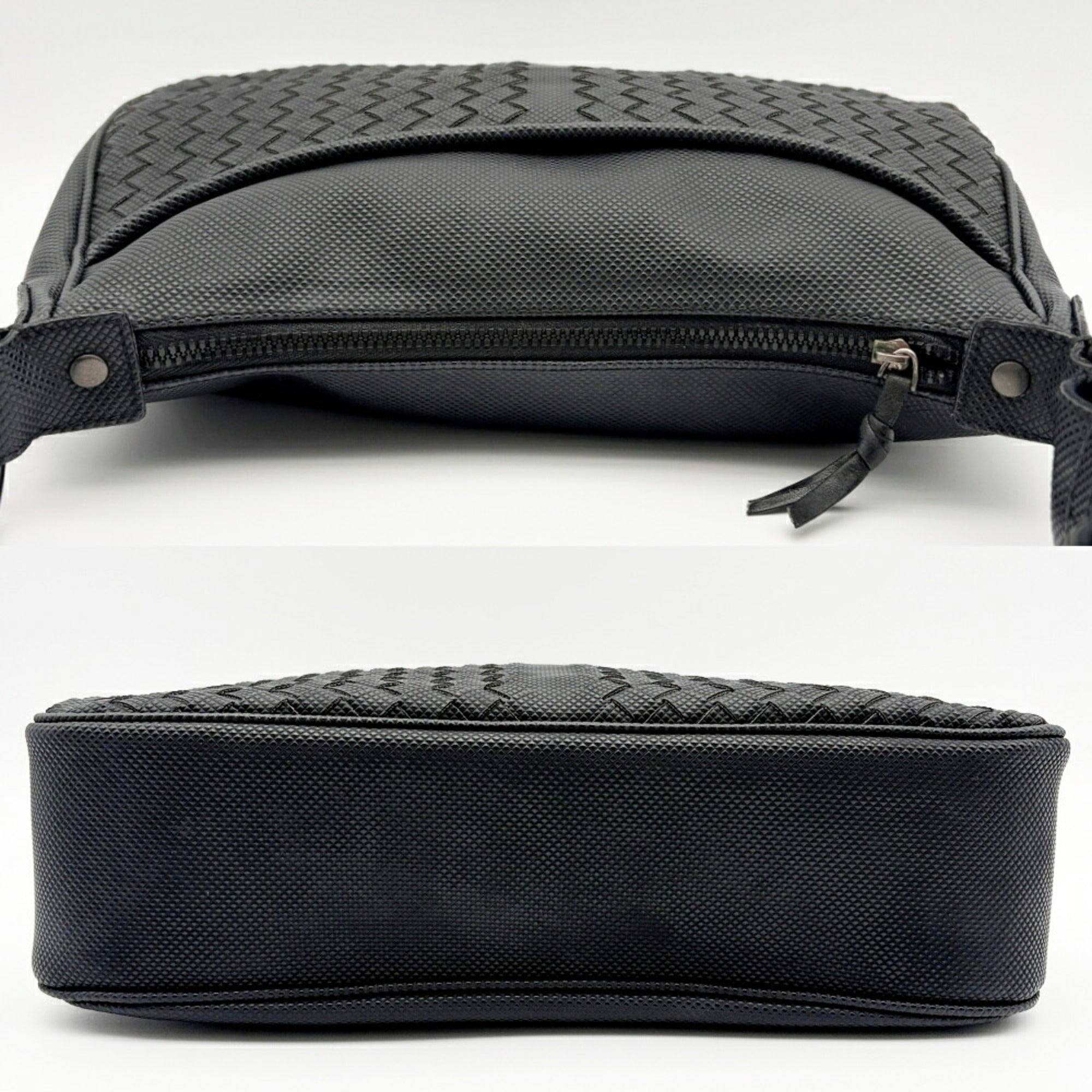 Bottega Veneta Black Pvc Shoulder Bag (Pre-Owned)