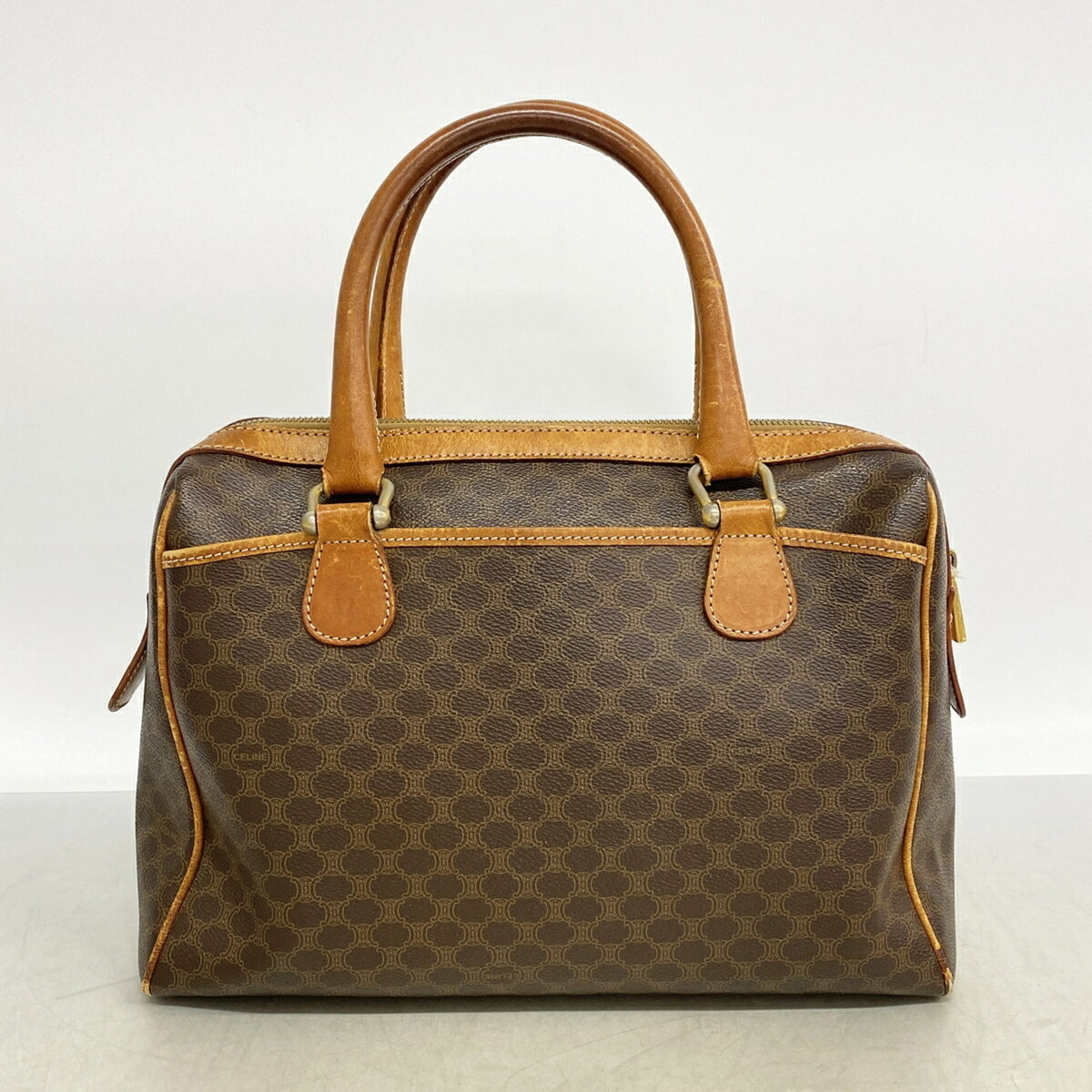 Celine Brown Pvc Handbag (Pre-Owned)