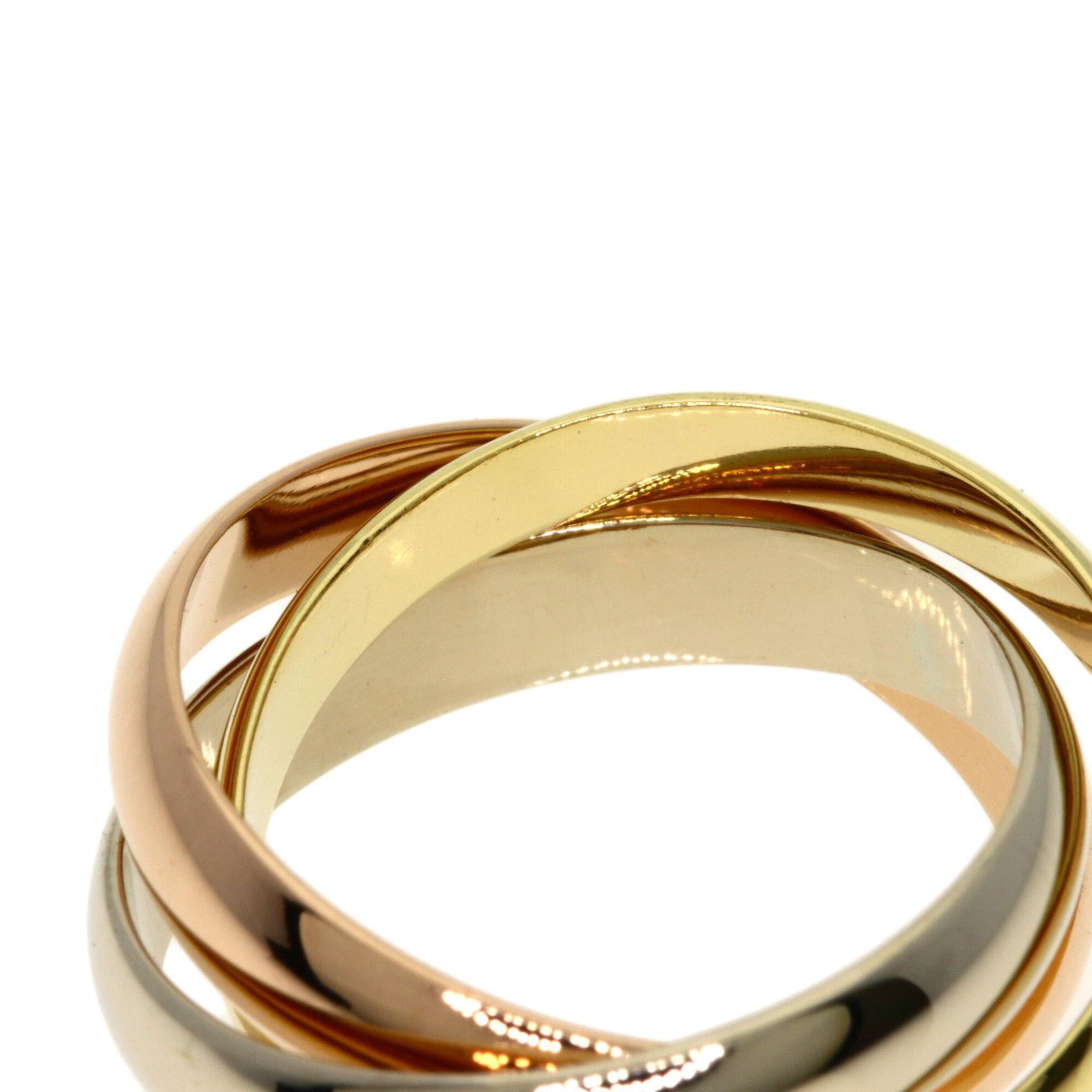 Cartier Pink Gold White Gold Yellow Gold Yellow Gold (18K) Pink Gold (18K) White Gold (18K) Band Ring (Pre-Owned)