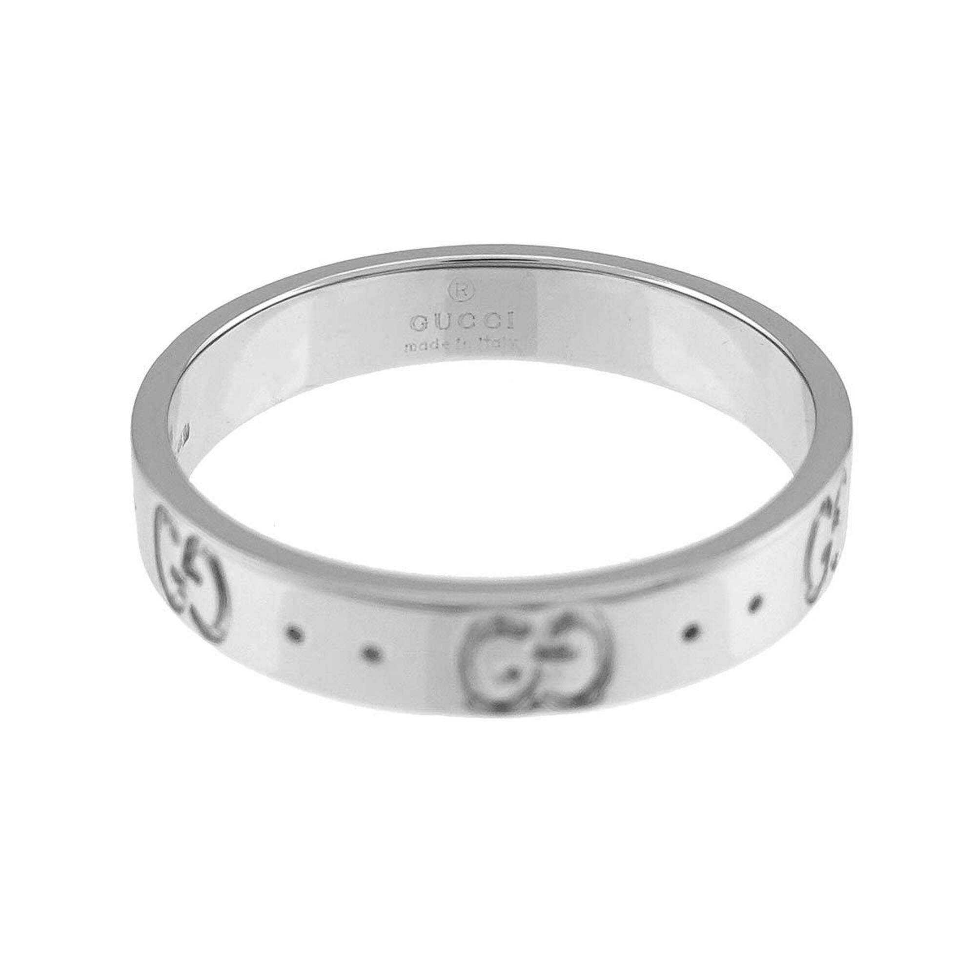 Gucci White Gold (18K) Band Ring (Pre-Owned)