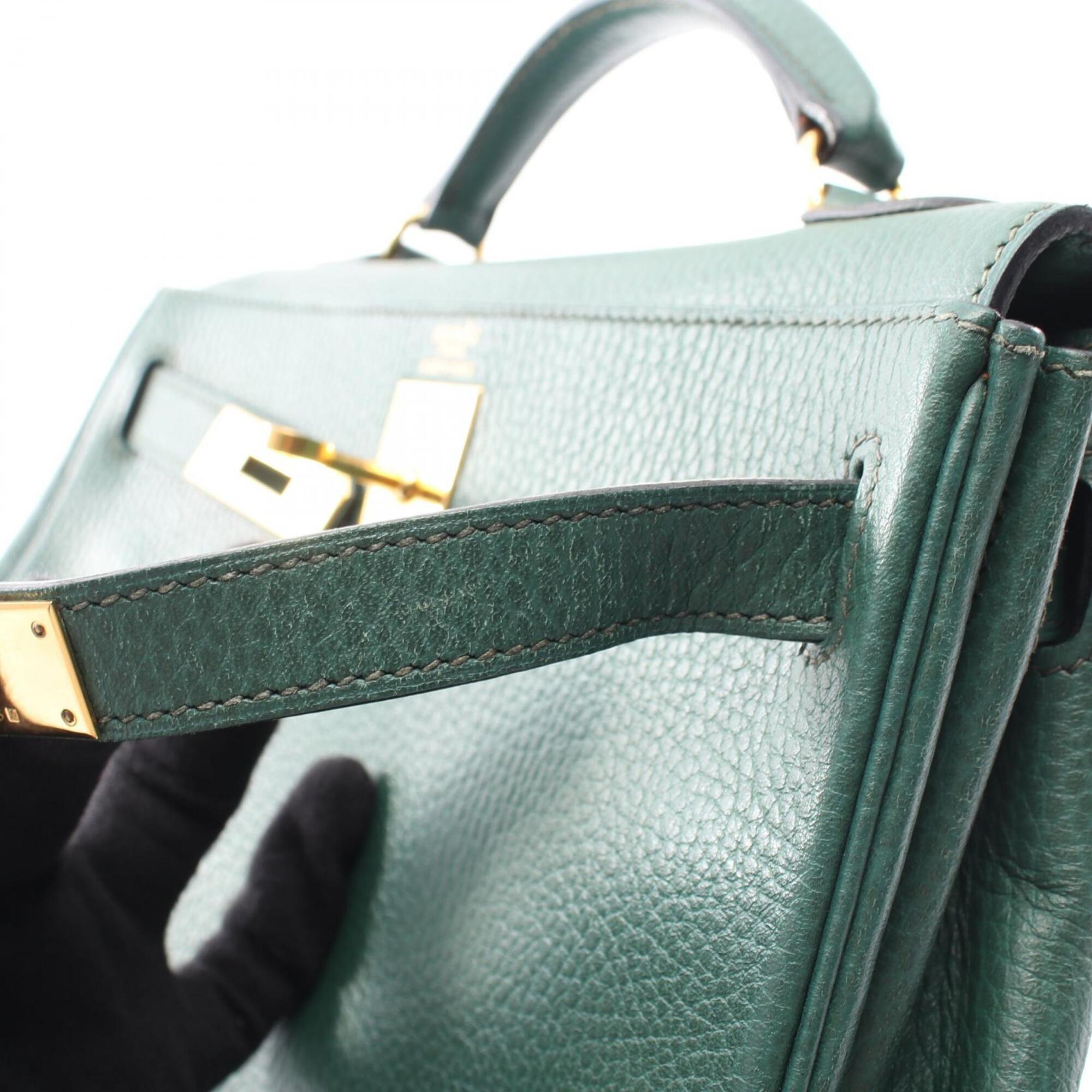 Hermes Green Ardennes Leather Backpack Handbag (Pre-Owned)