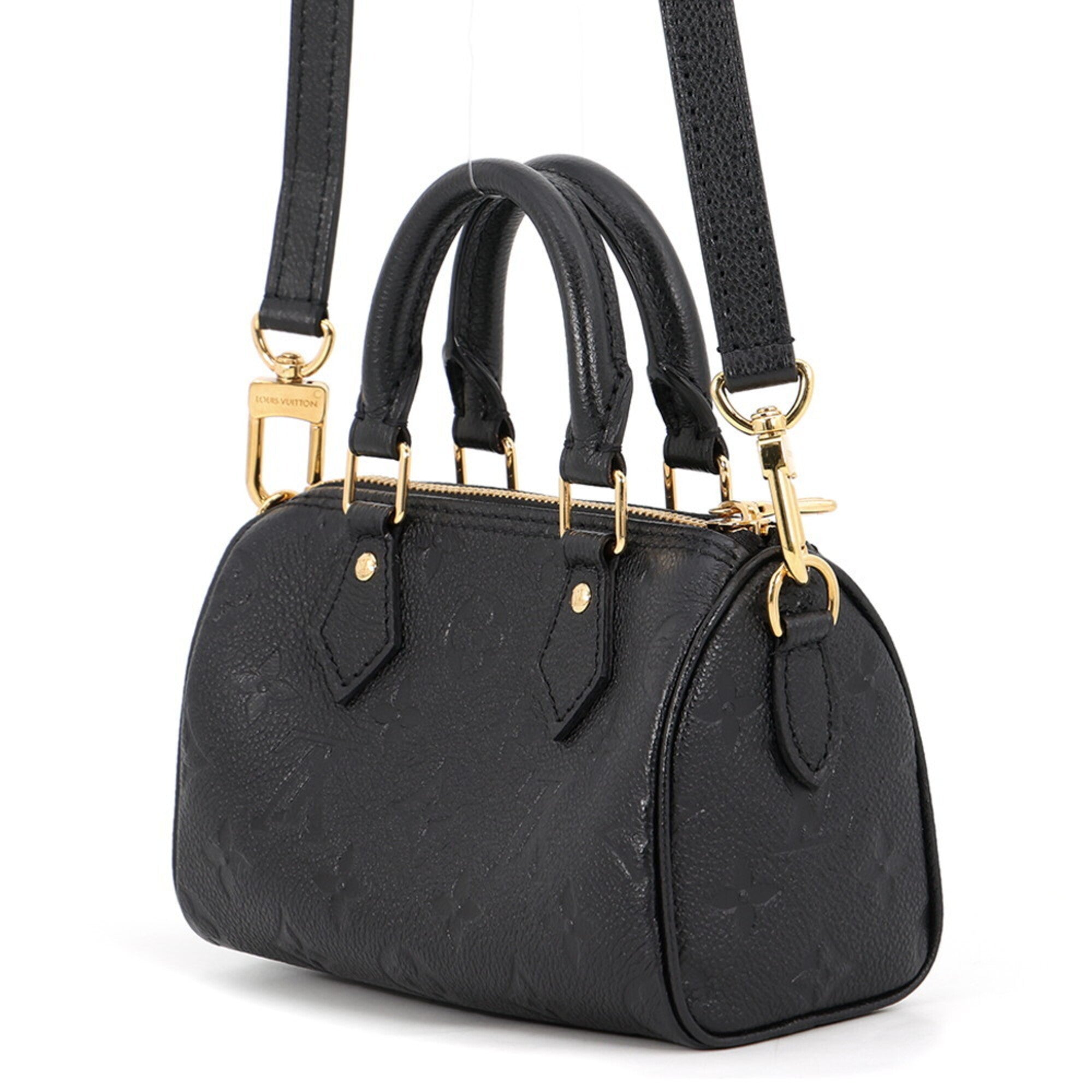 Louis Vuitton Black Monogram Noir Monogram Empreinte Handbag (Pre-Owned)