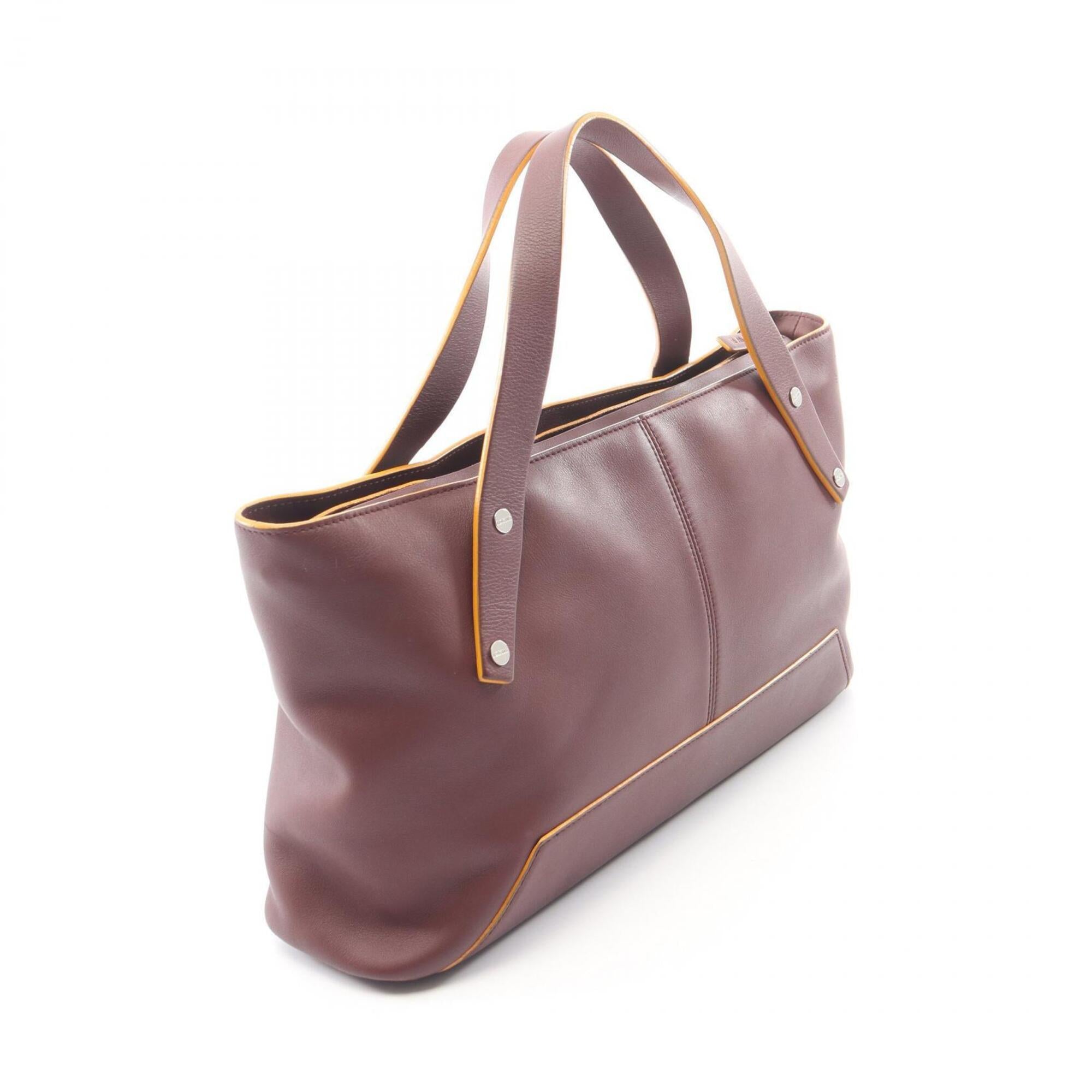 Loewe Bordeaux Leather Handbag (Pre-Owned)