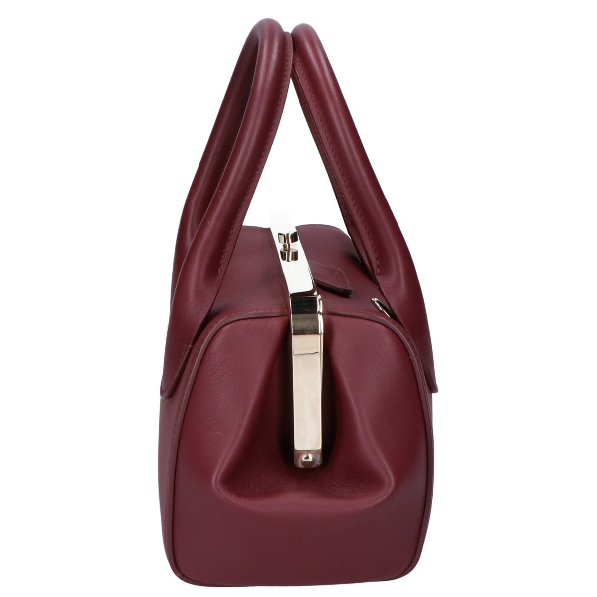 Chloé Burgundy Leather Handbag Shoulder Bag (Pre-Owned)