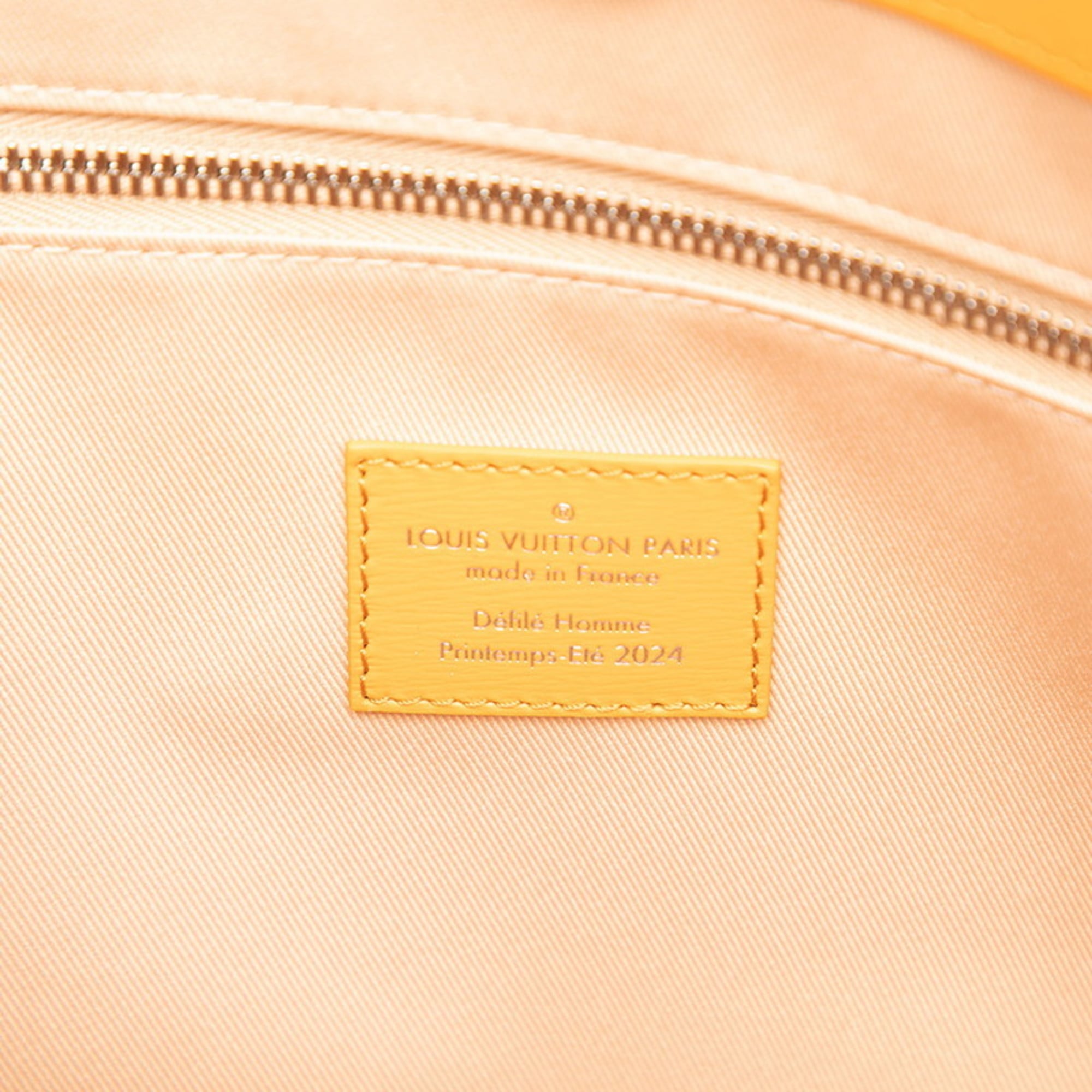 Louis Vuitton Orange Saffron Leather Shoulder Bag Tote Bag (Pre-Owned)