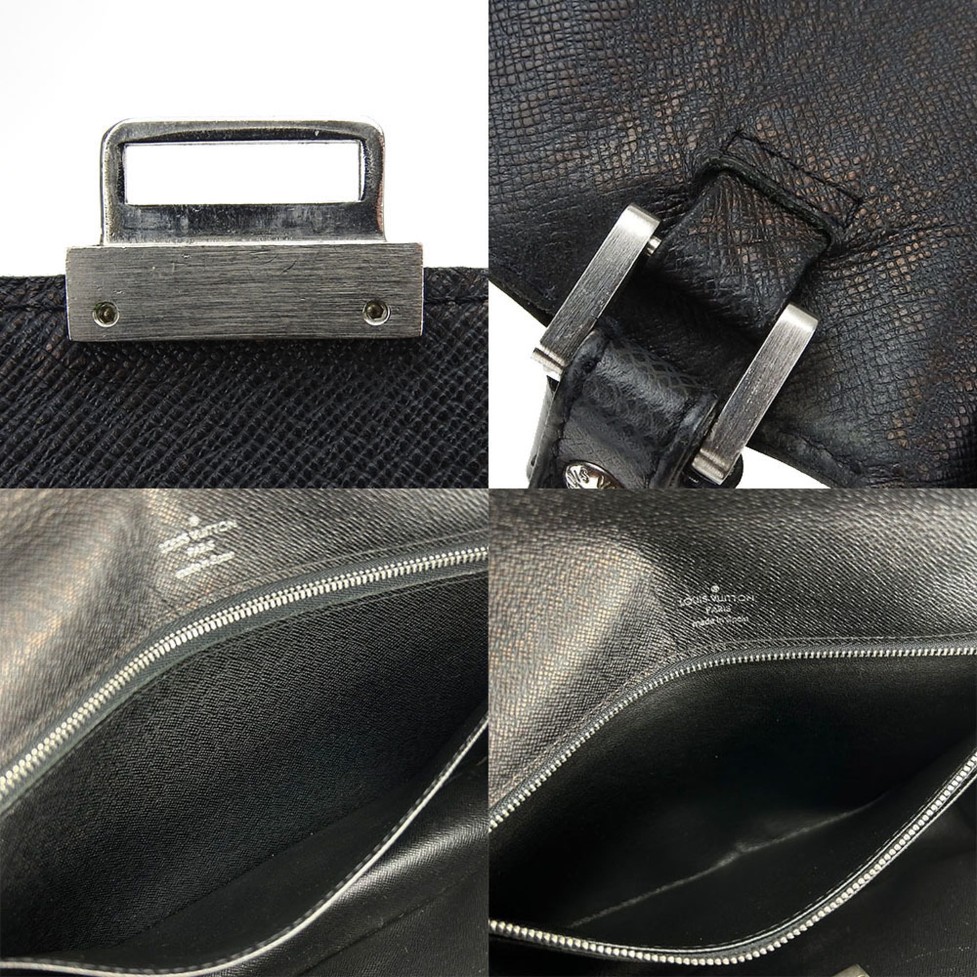 Louis Vuitton Taiga Ardoise Taiga Leather Shoulder Bag (Pre-Owned)