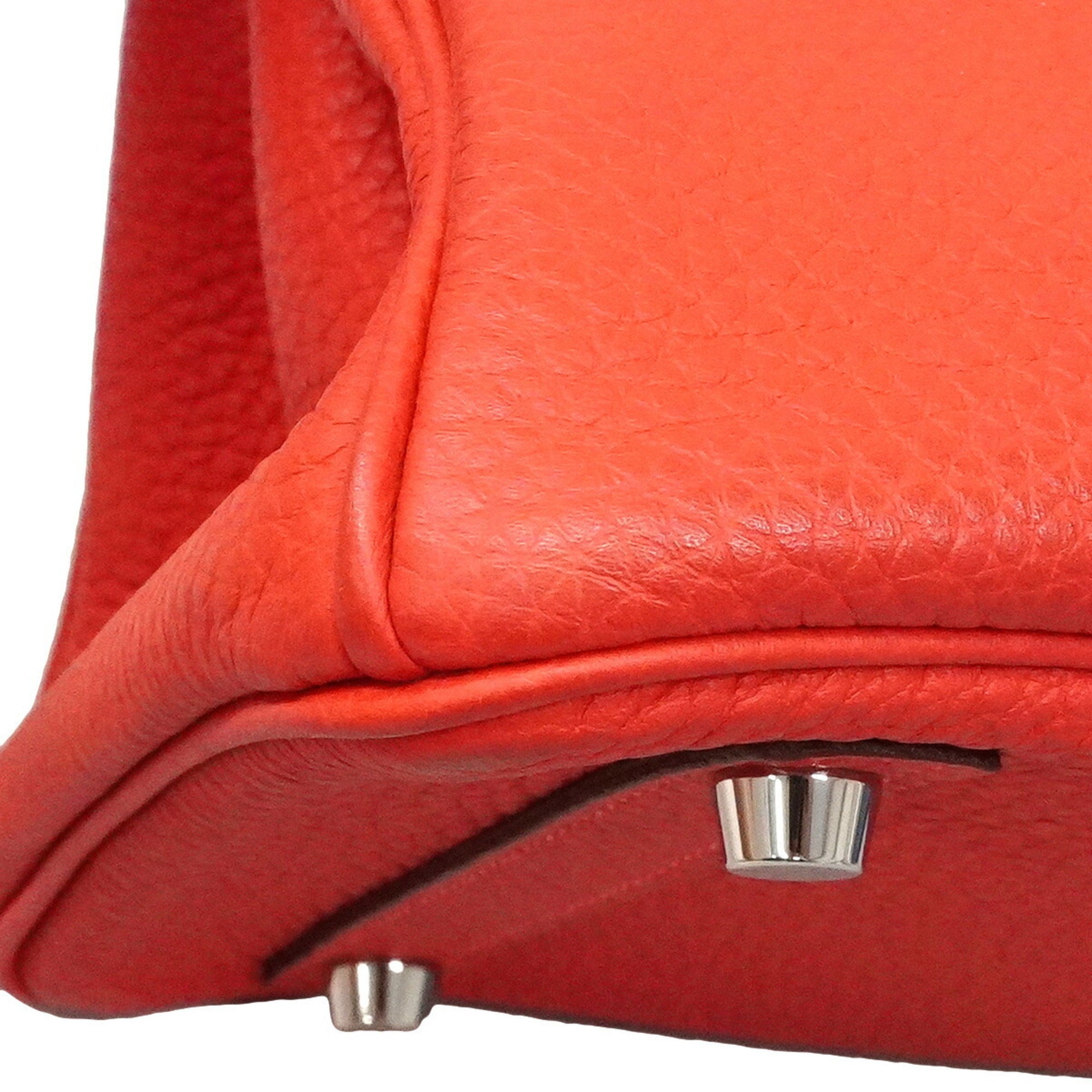 Hermes Bougainvillier Togo Leather Handbag (Pre-Owned)
