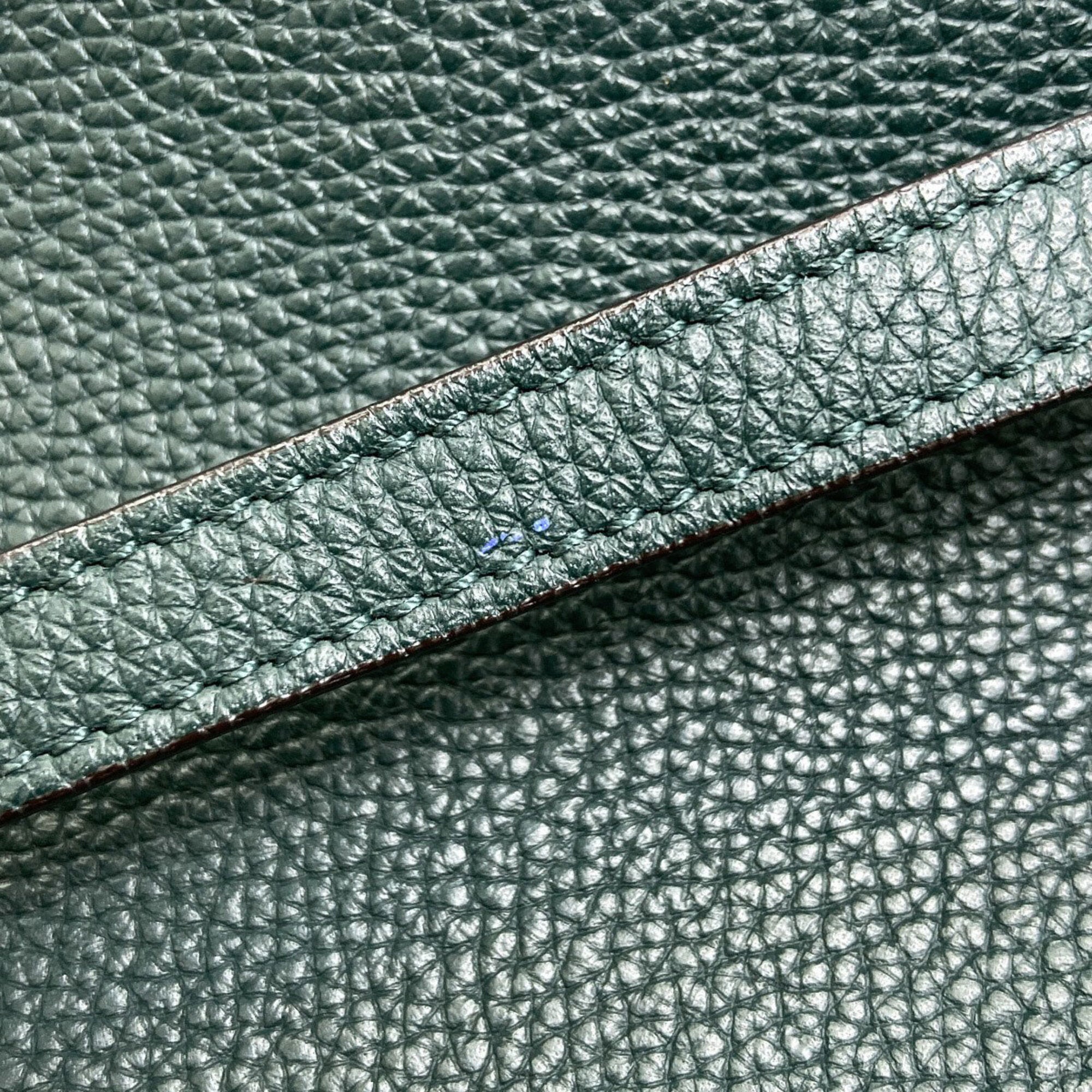Celine Green Leather Handbag (Pre-Owned)