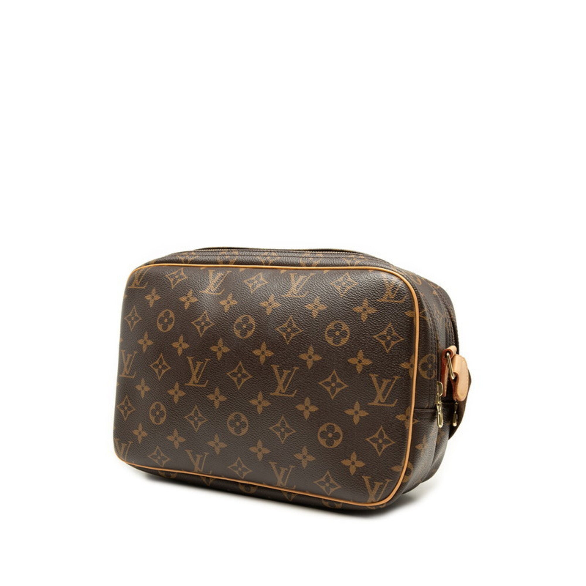 Louis Vuitton Brown Pvc Leather Shoulder Bag (Pre-Owned)