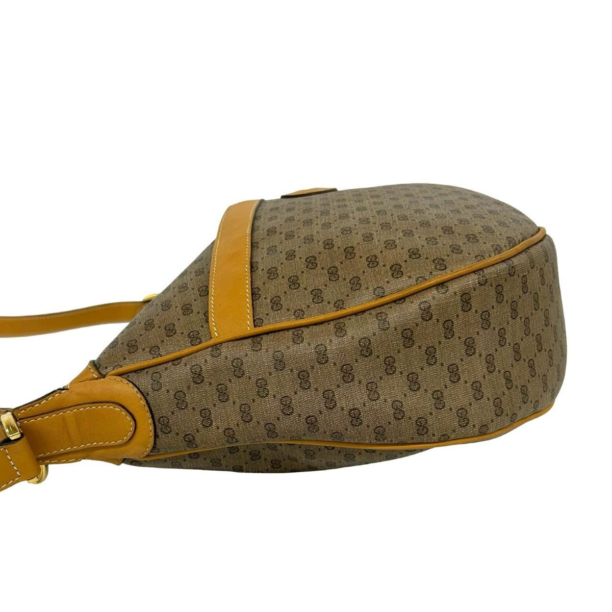 Gucci Brown Pvc Leather Pochette Shoulder Bag (Pre-Owned)