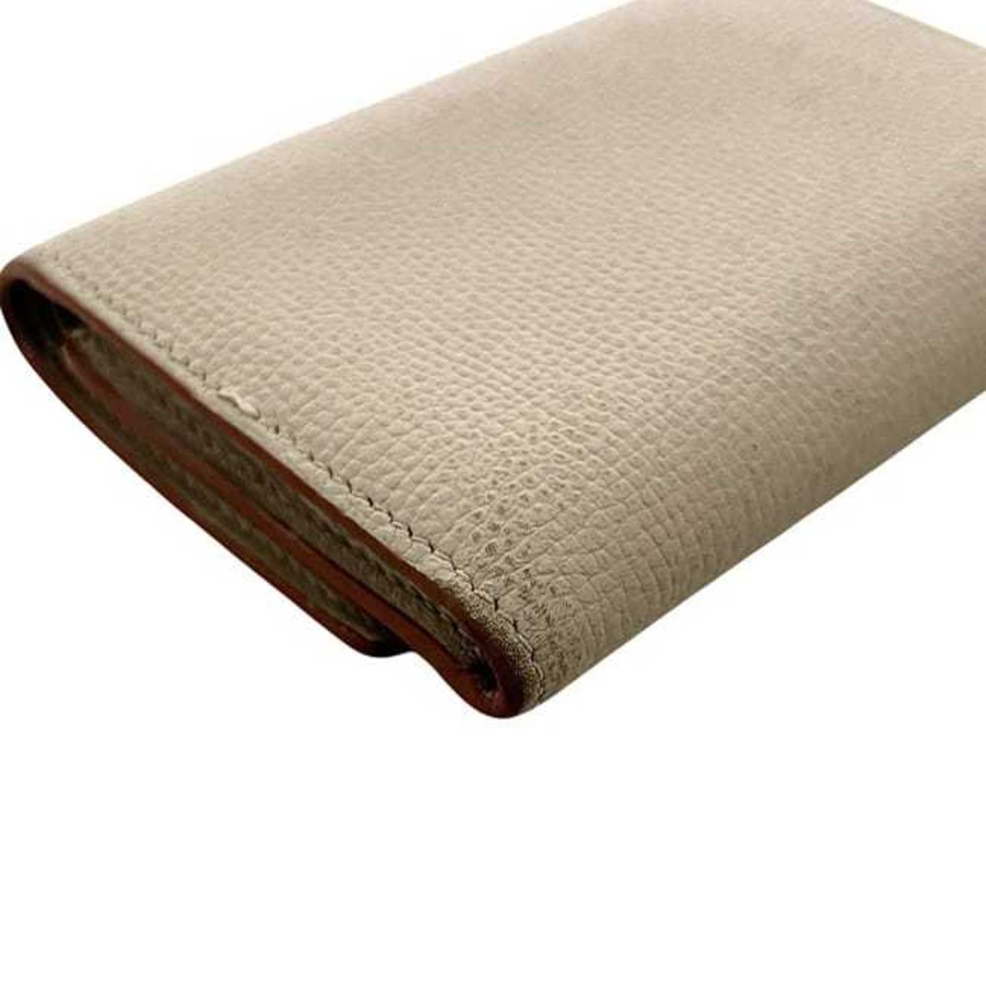 Loewe Beige Leather Wallet (Tri-Fold) (Pre-Owned)