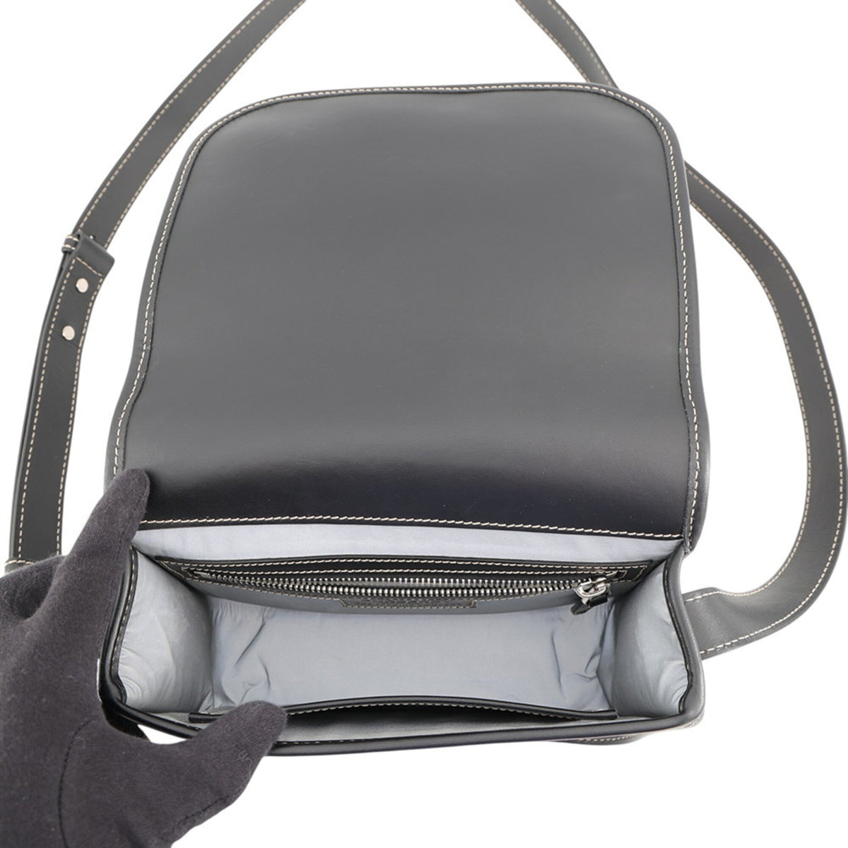 Burberry Black Red Color Pvc Leather Handbag Shoulder Bag (Pre-Owned)