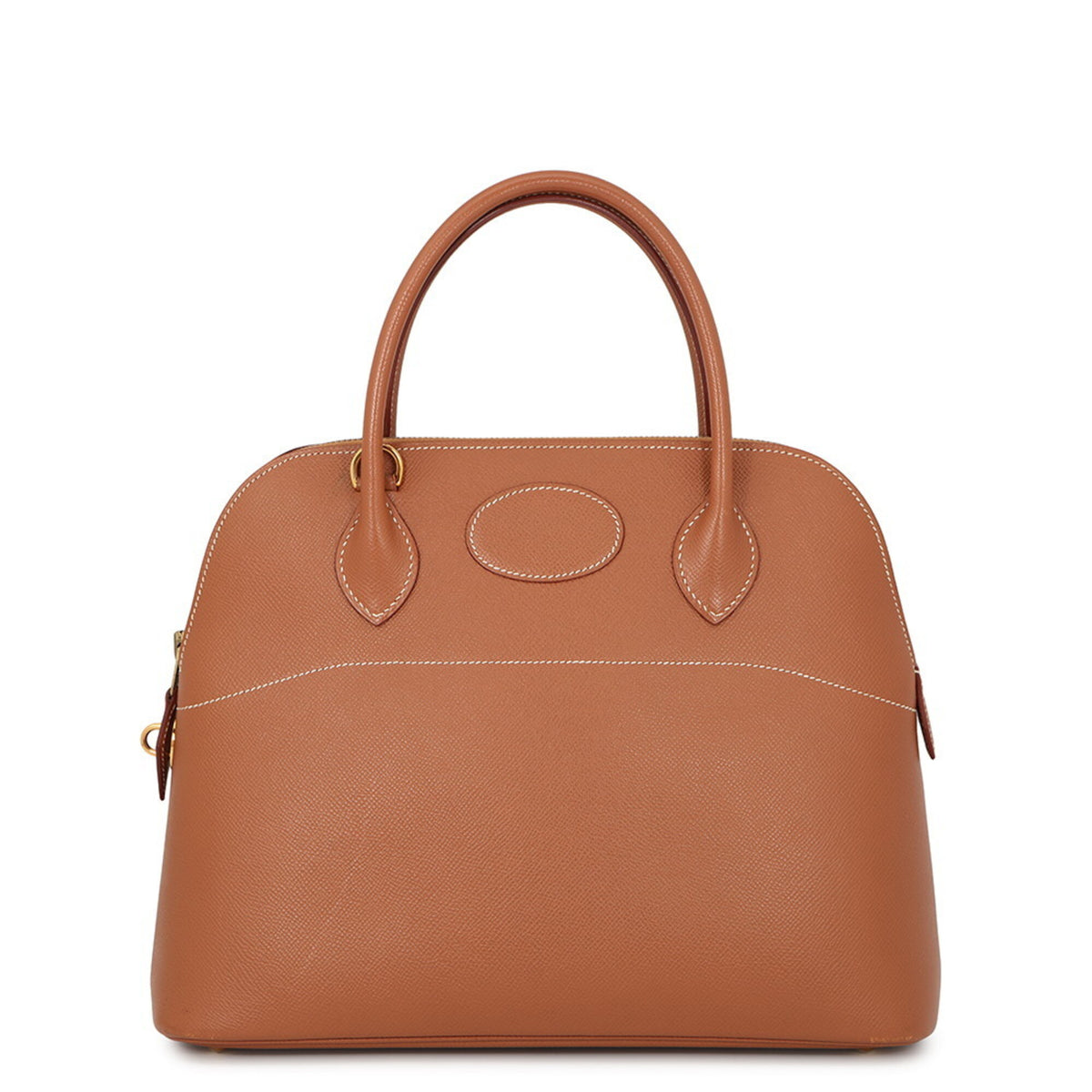 Hermes Bolide Gold Courchevel Leather Handbag (Pre-Owned)