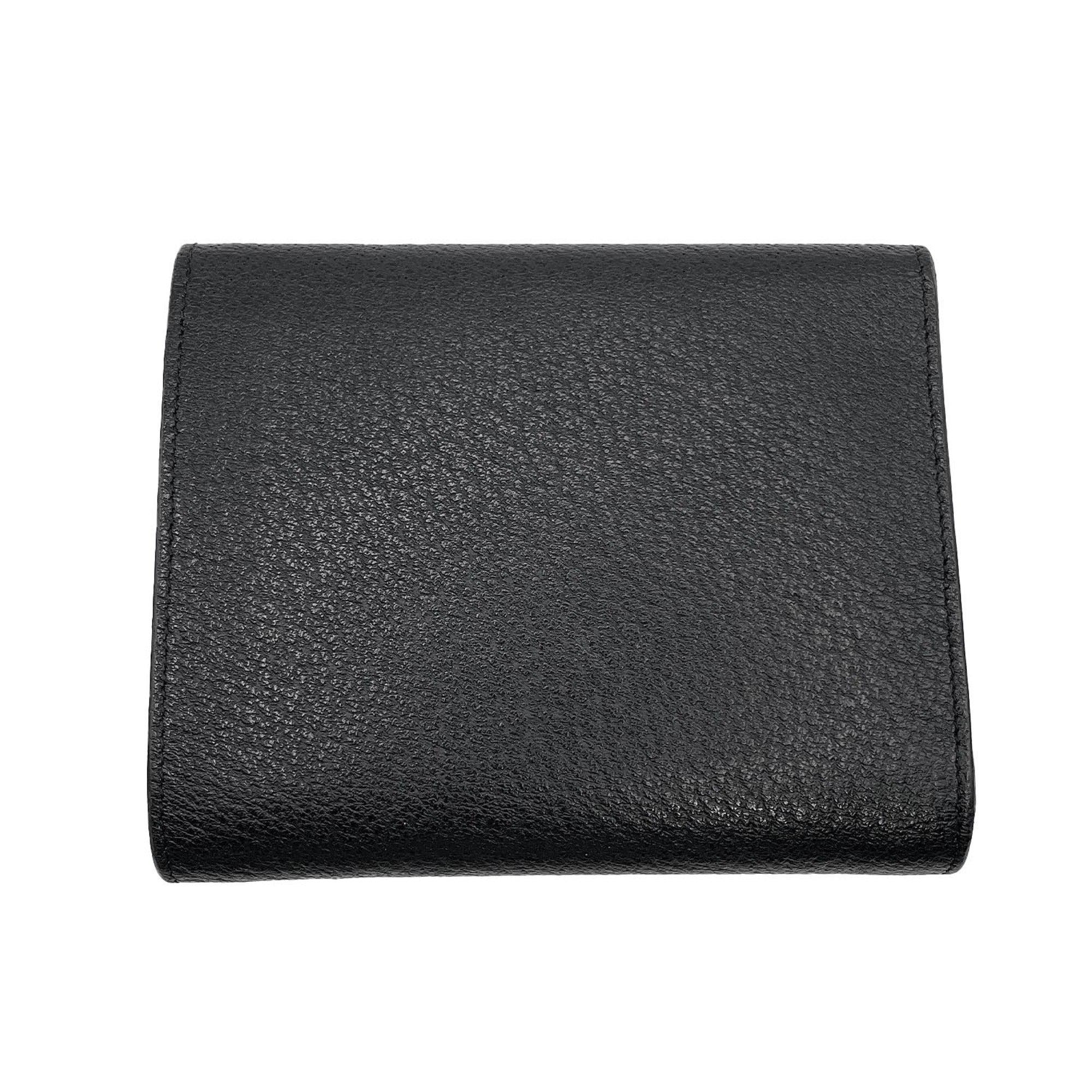 Gucci Black Leather Wallet (Tri-Fold) (Pre-Owned)