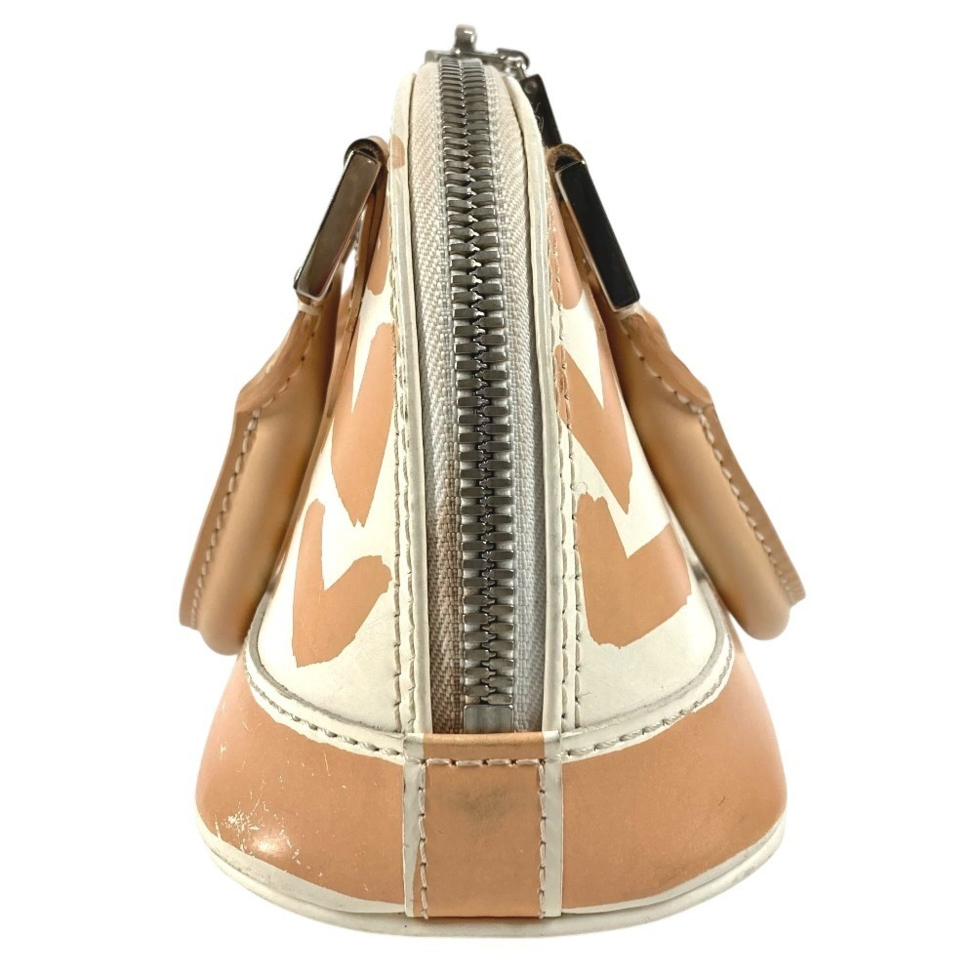 Louis Vuitton Monogram Graffiti Beige White Monogram Graffiti Handbag (Pre-Owned)