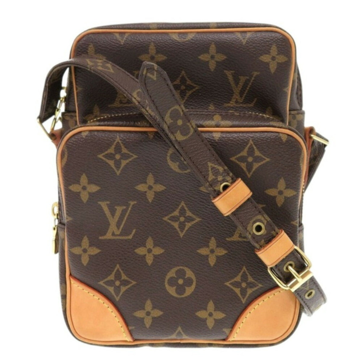 Louis Vuitton Brown Monogram Shoulder Bag (Pre-Owned)