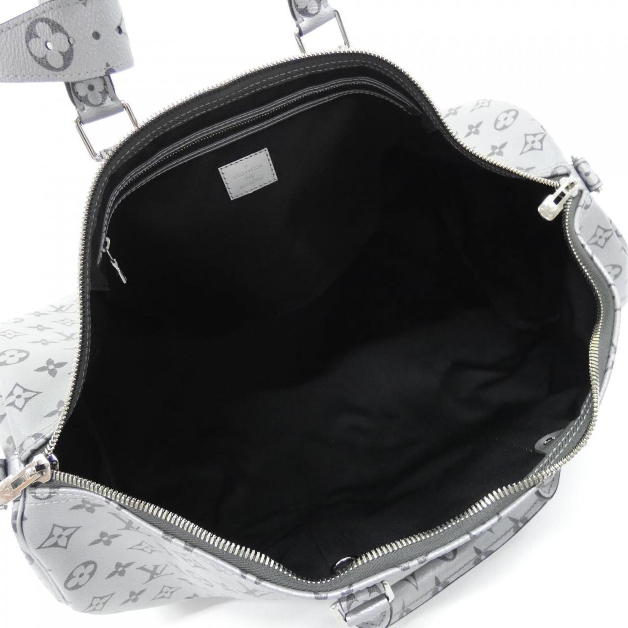 Louis Vuitton Monogram Silver Coated Canvas Boston Bag (Pre-Owned)