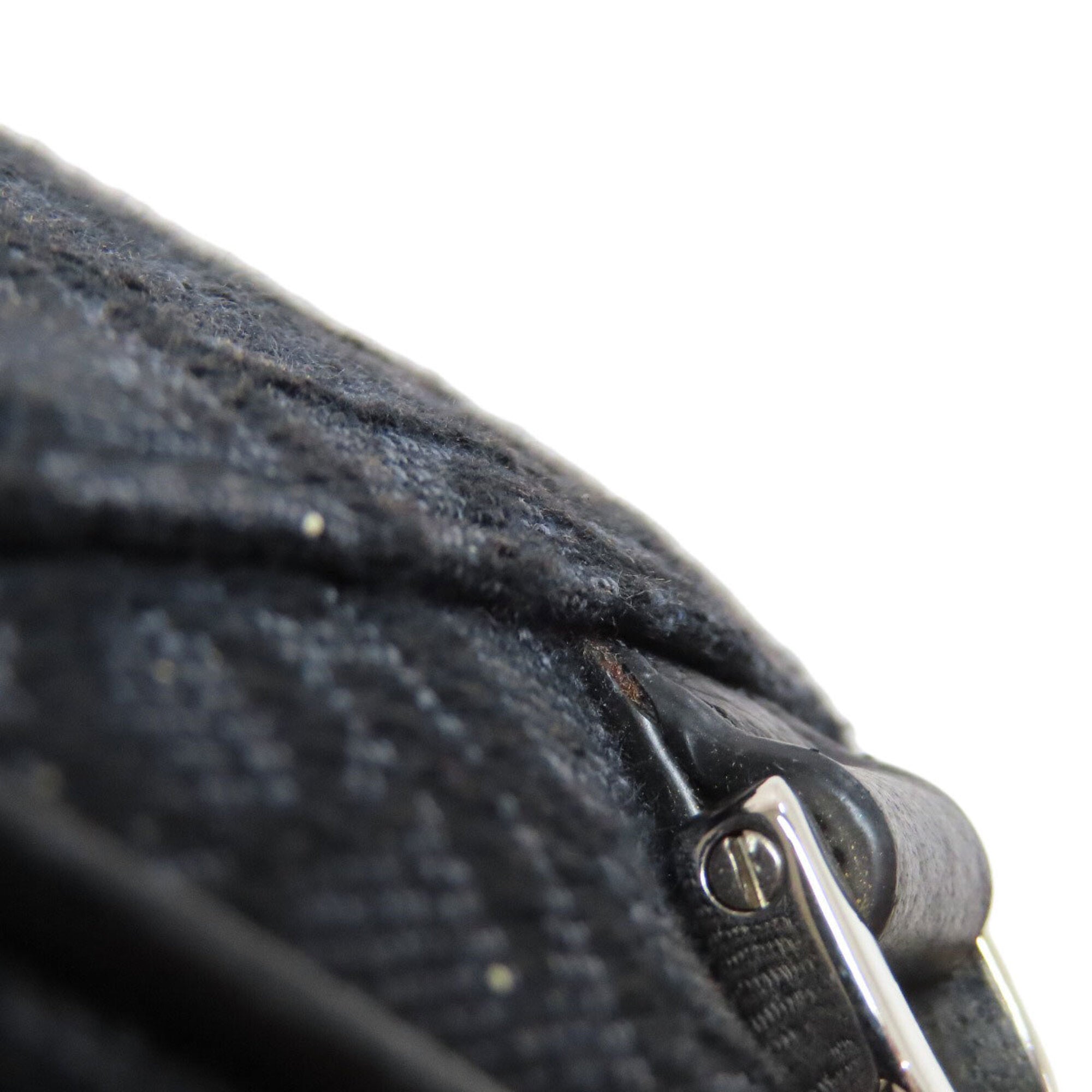 Christian Dior Black Canvas Shoulder Bag (Pre-Owned)