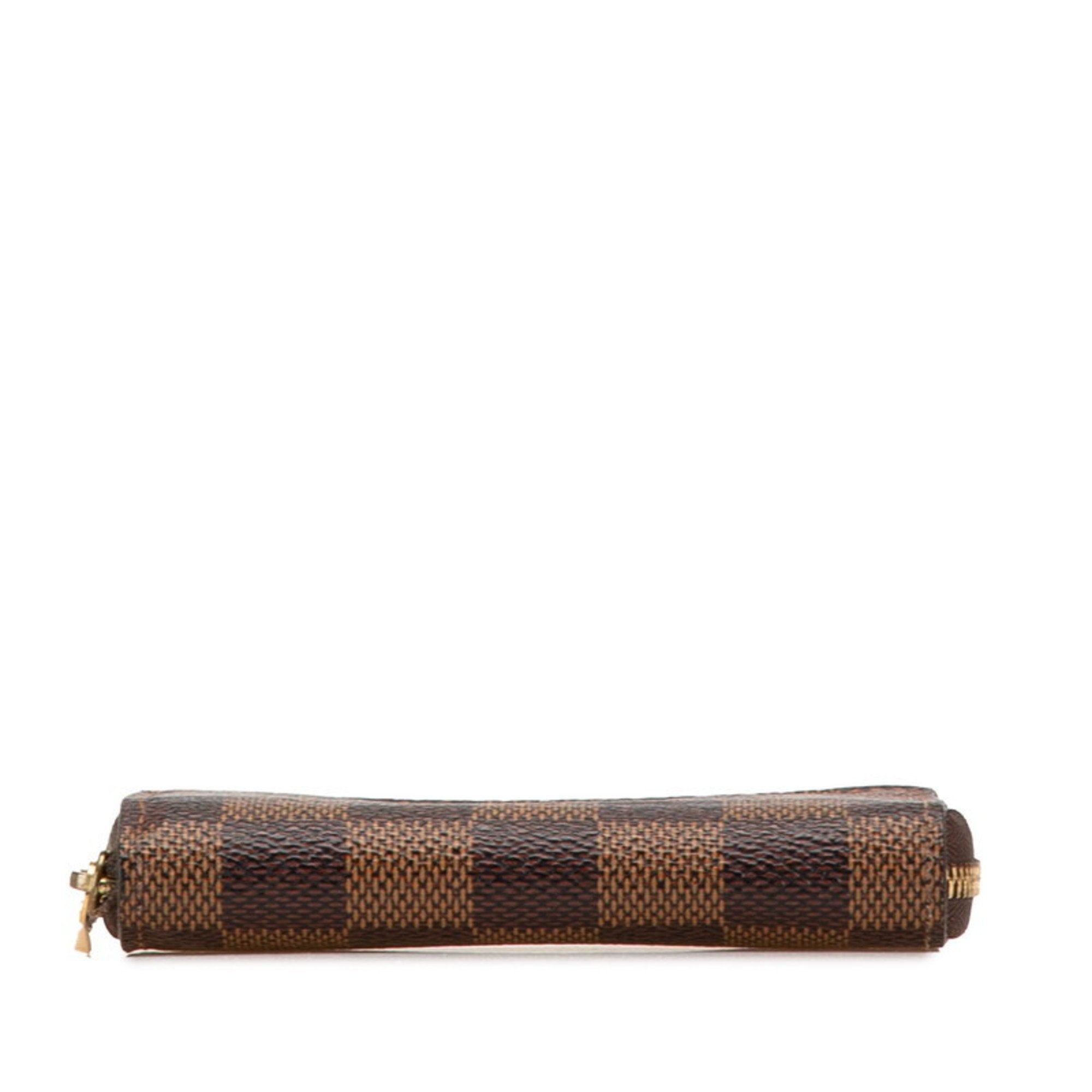 Louis Vuitton Brown Pvc Leather Coin Purse/Coin Case (Pre-Owned)
