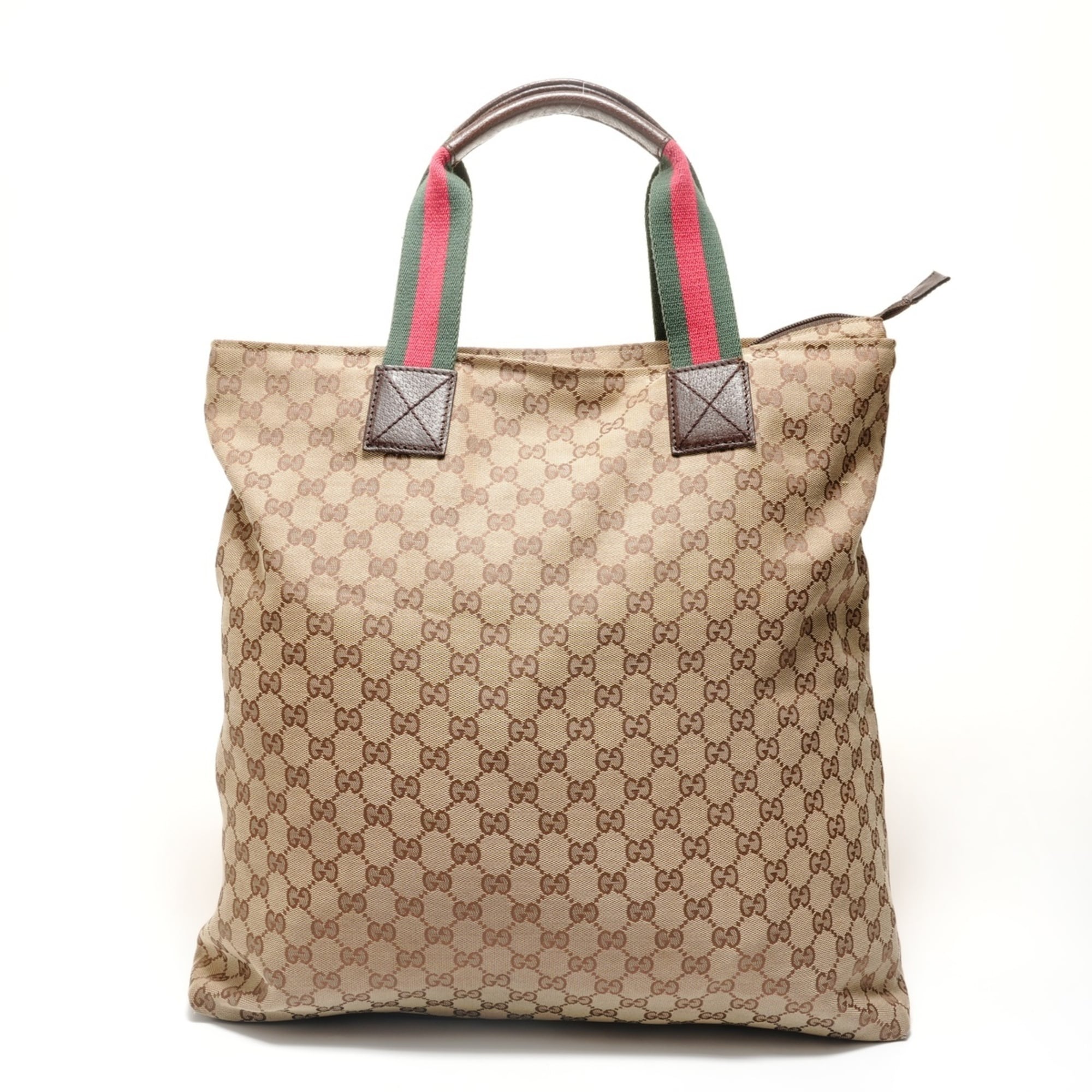 Gucci Gg Canvas Beige Gg Canvas Shoulder Bag (Pre-Owned)
