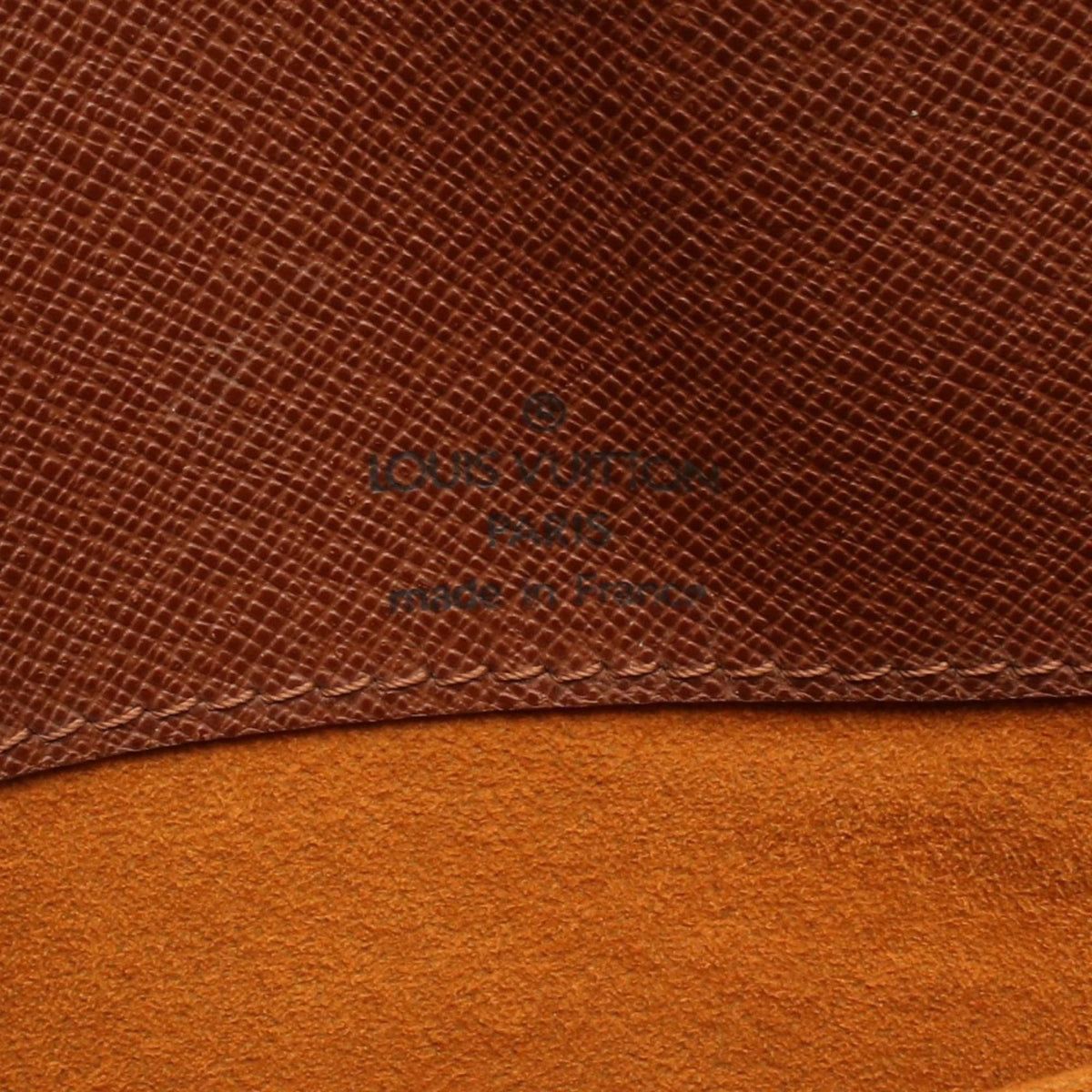 Louis Vuitton Brown Monogram Leather Shoulder Bag (Pre-Owned)