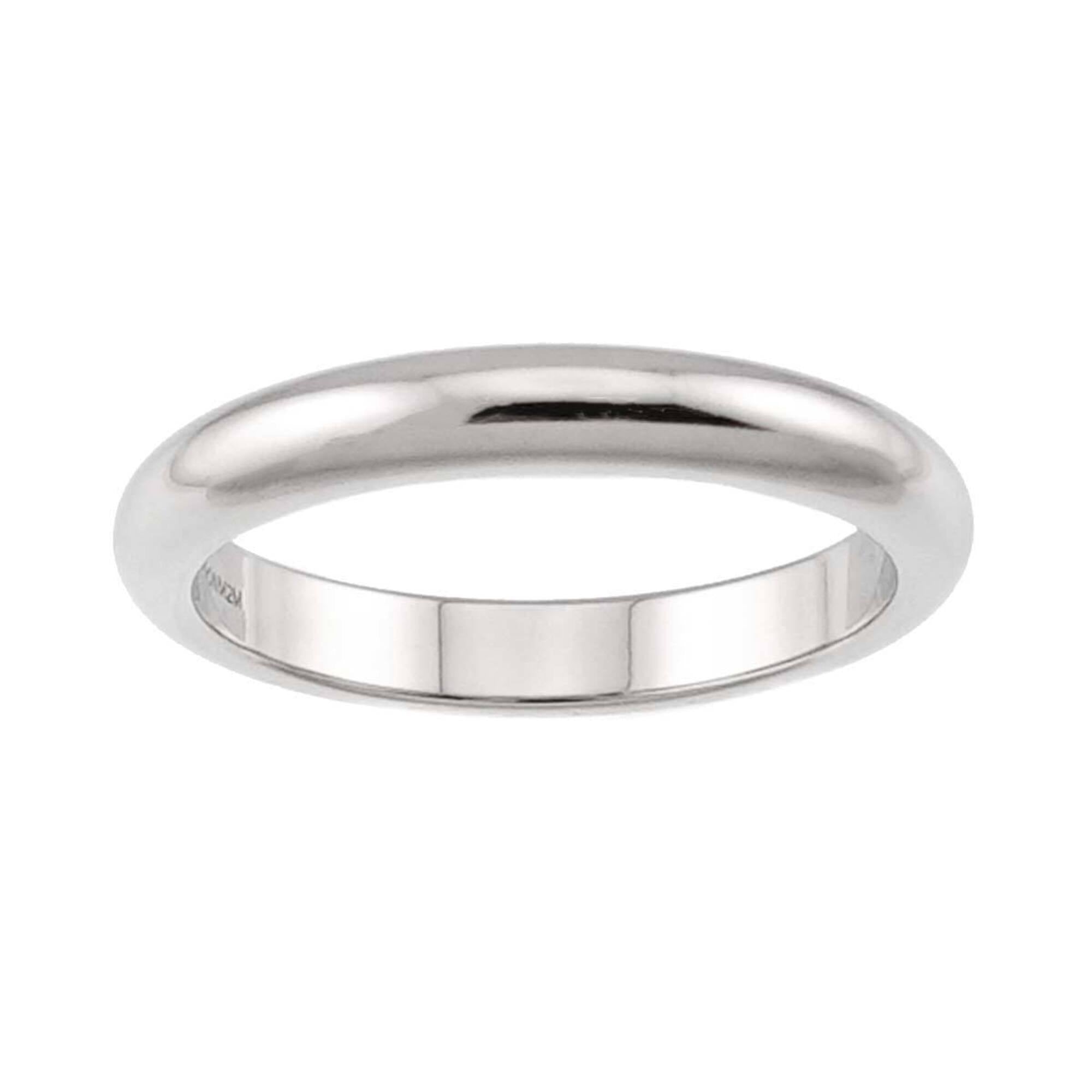 Bvlgari Platinum Platinum 950 Band Ring (Pre-Owned)