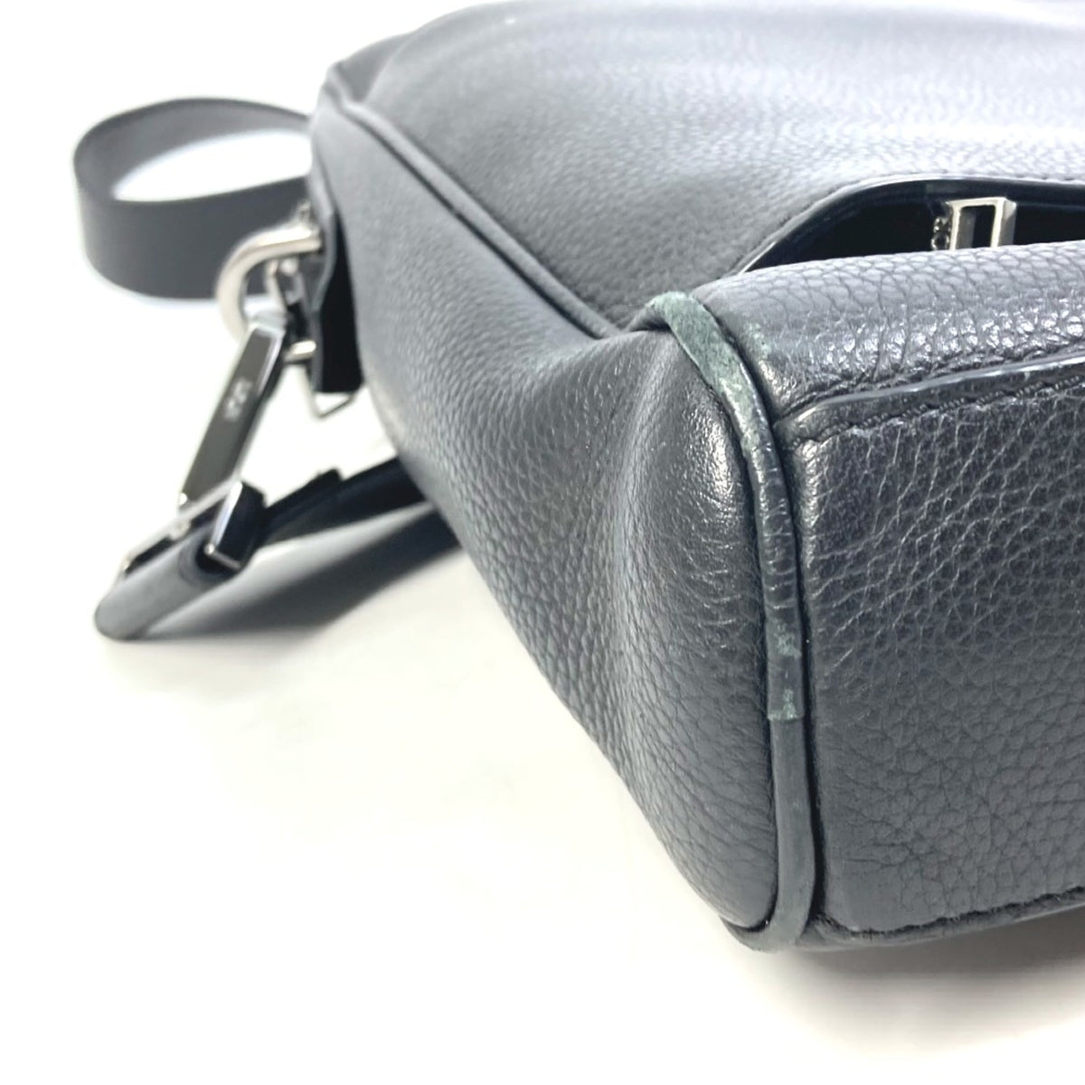 Dior Homme Black Leather Briefcase (Pre-Owned)