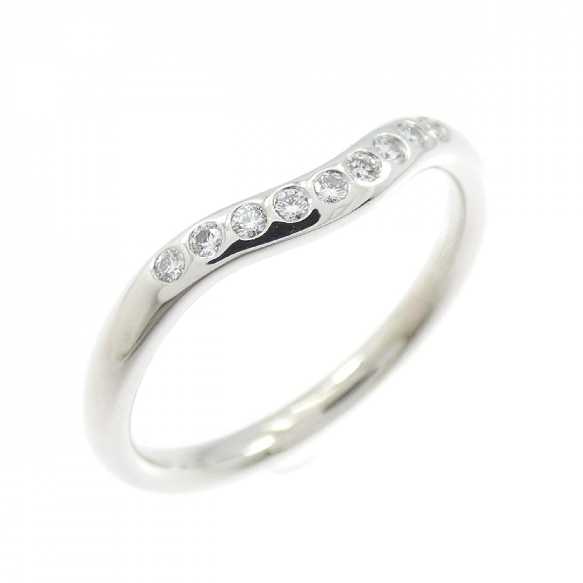 Tiffany Platinum Platinum 950 Band Ring (Pre-Owned)