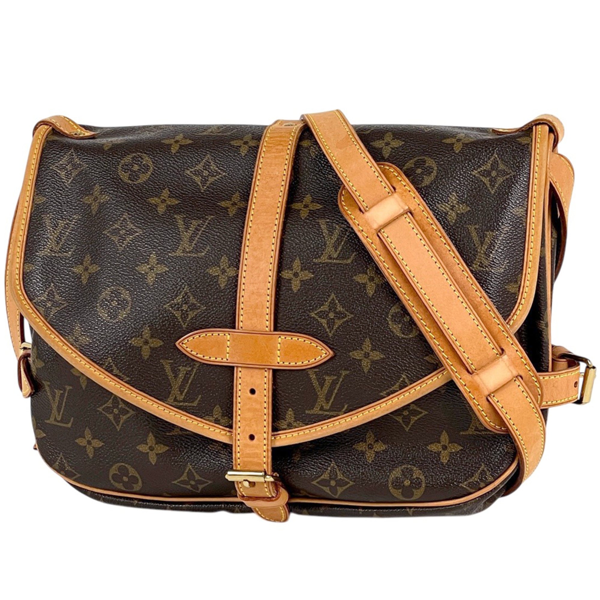 Louis Vuitton Monogram Brown Monogram Shoulder Bag (Pre-Owned)