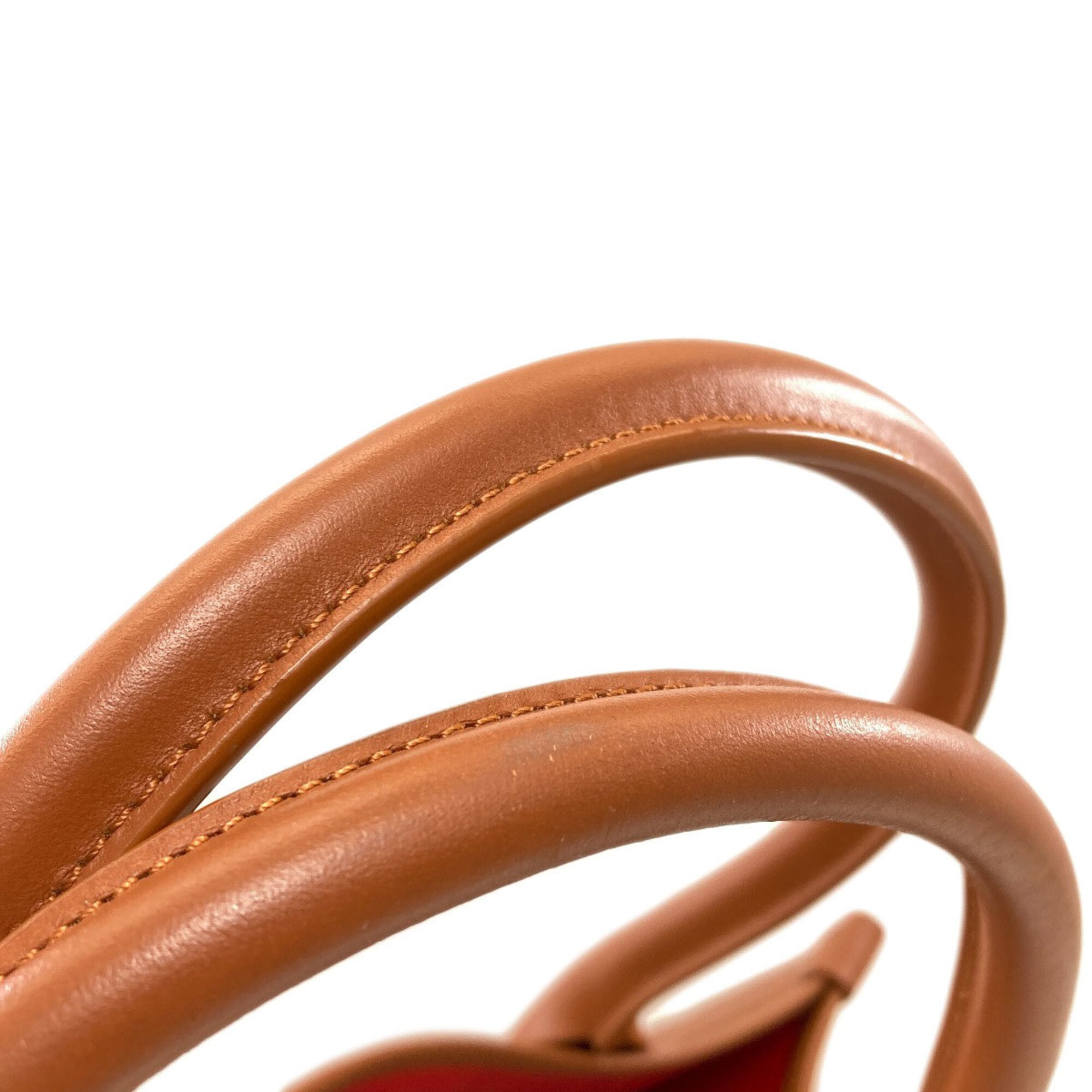 Christian Louboutin Brown Leather Tote Bag (Pre-Owned)