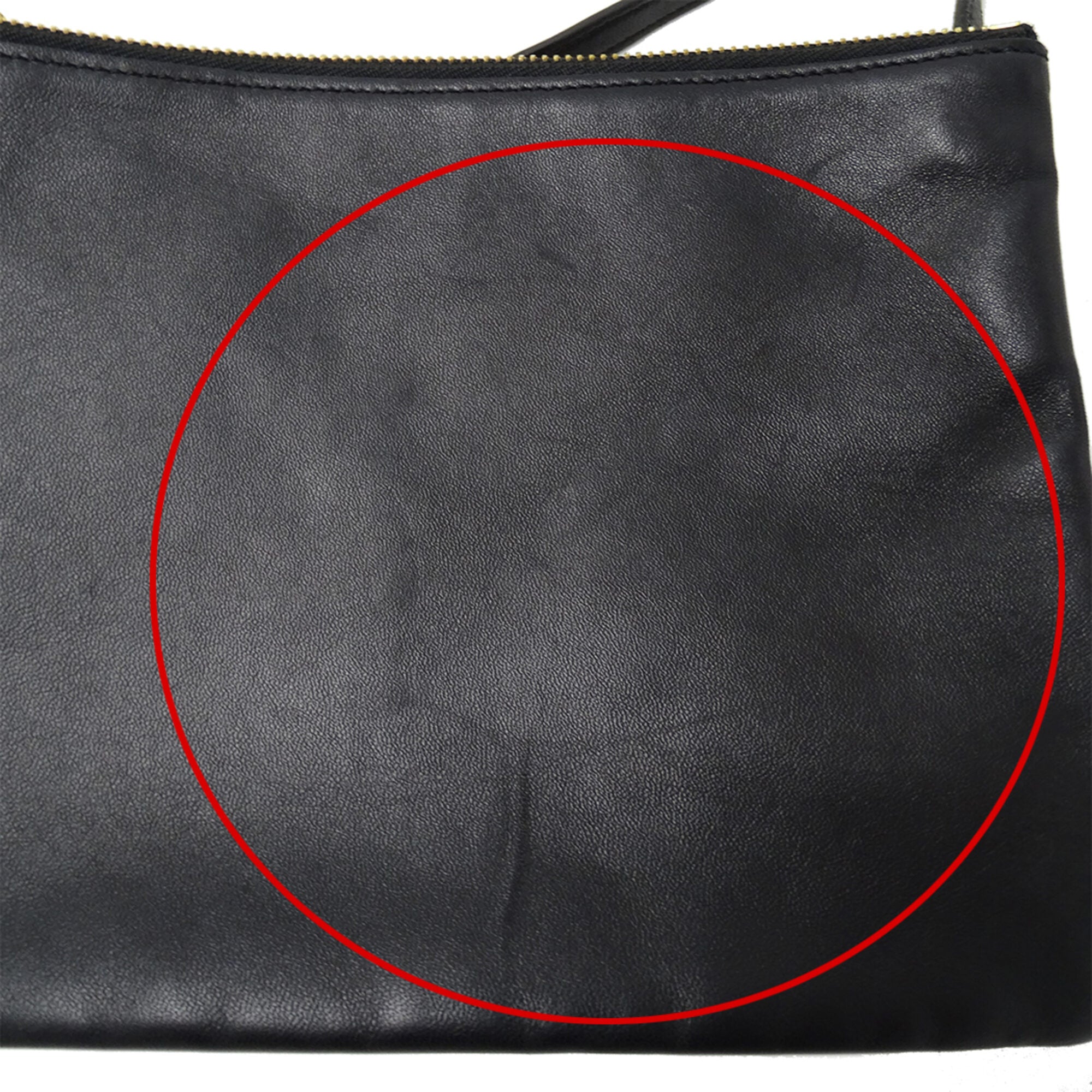 Celine Black Leather Handbag Shoulder Bag (Pre-Owned)