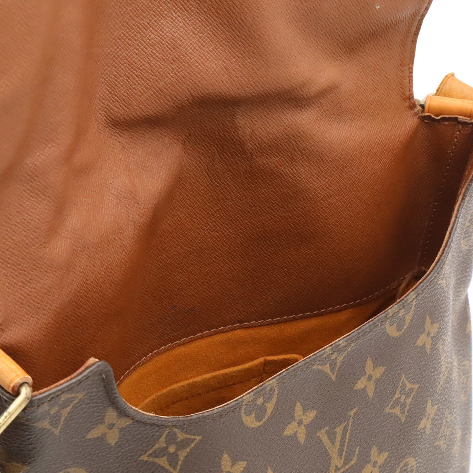 Louis Vuitton Brown Galle Monogram White Monogram Shoulder Bag (Pre-Owned)