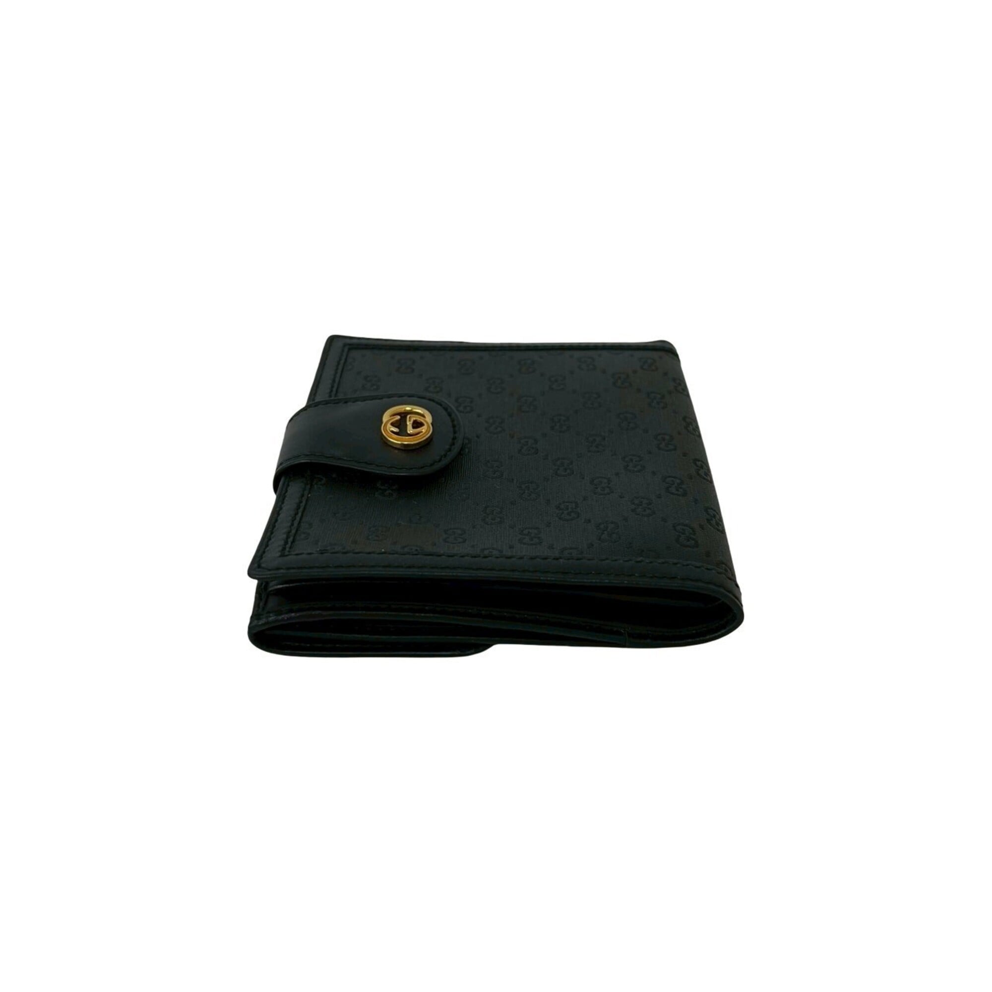 Gucci Black Leather Pvc Wallet (Bi-Fold) (Pre-Owned)