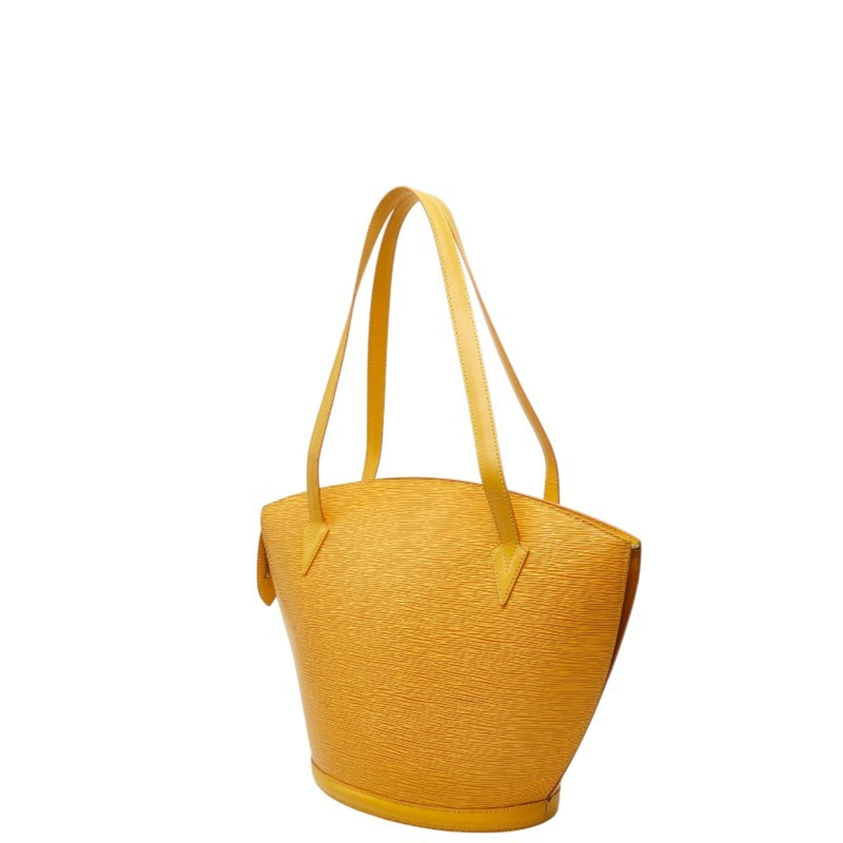 Louis Vuitton Beige Yellow Leather Shoulder Bag (Pre-Owned)