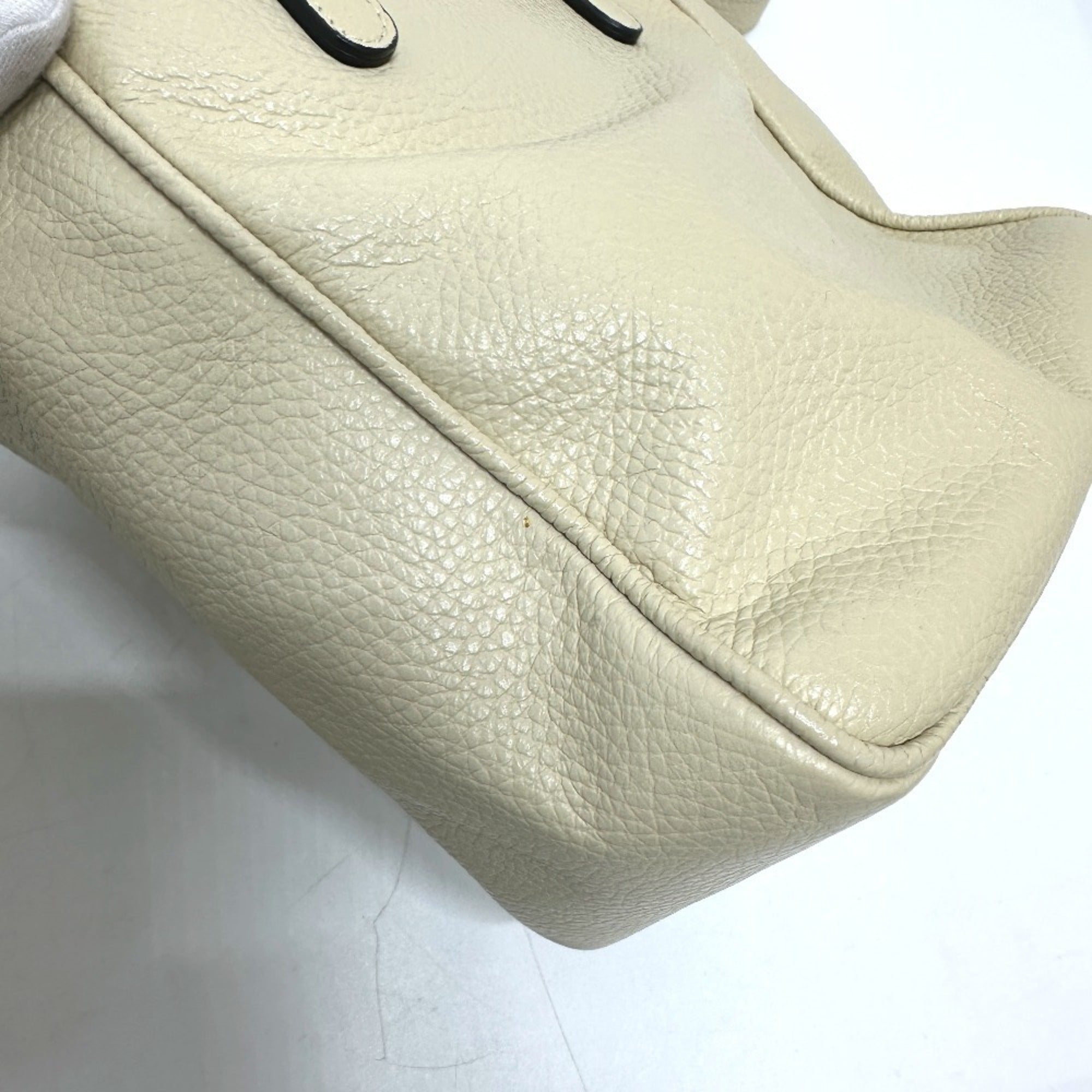 Etro Beige Leather Handbag Shoulder Bag (Pre-Owned)