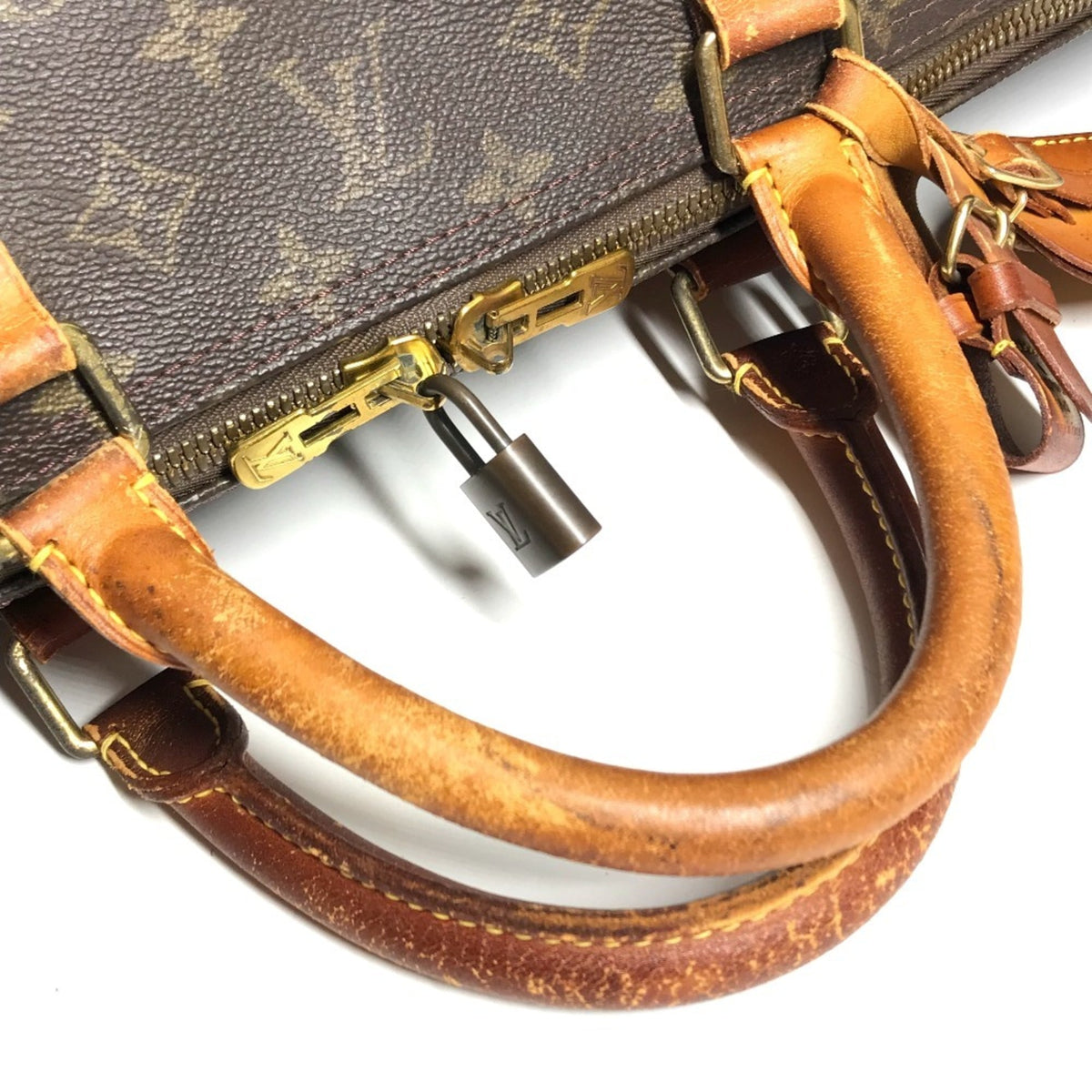Louis Vuitton Brown Monogram Boston Bag Handbag (Pre-Owned)