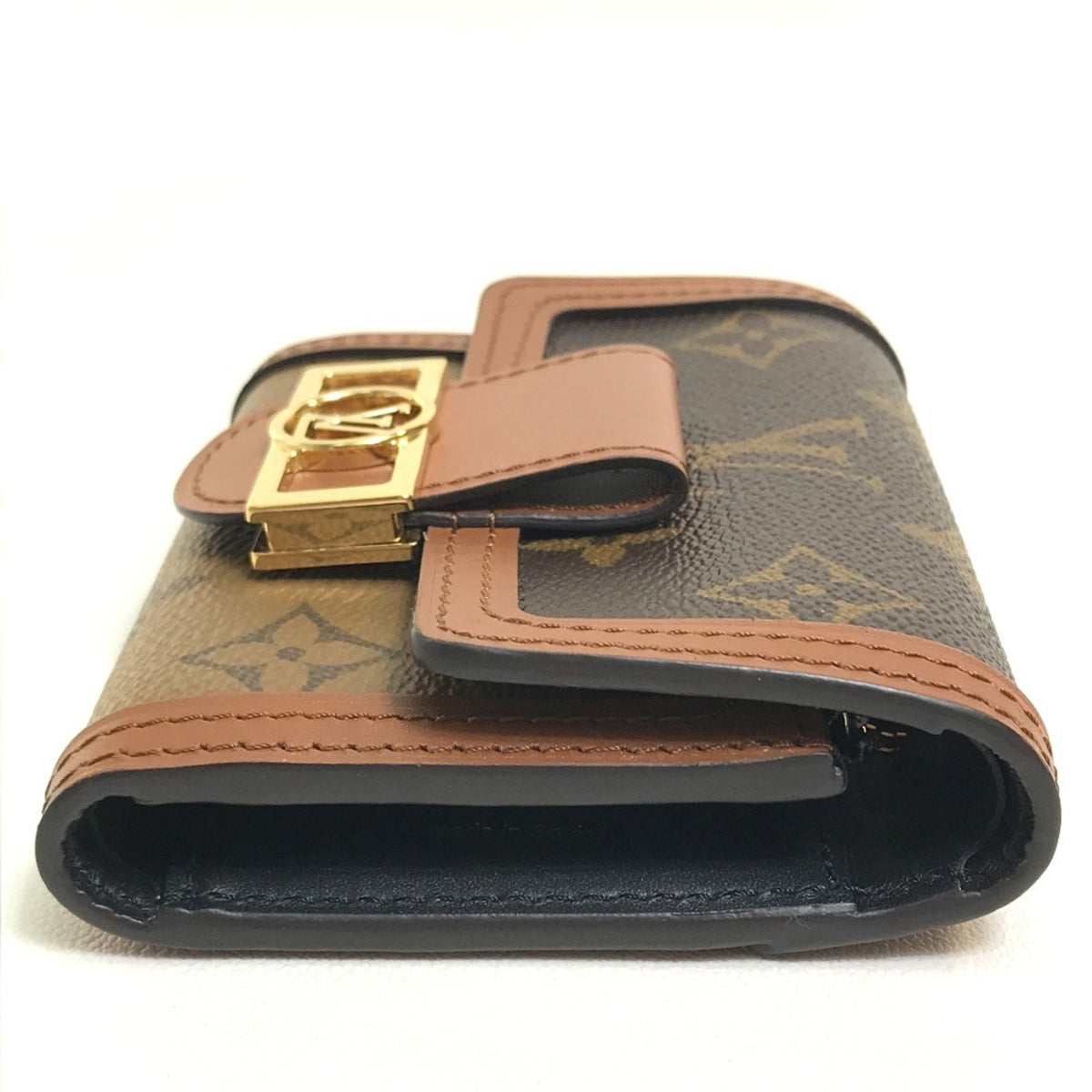 Louis Vuitton Monogram Reverse Brown Monogram Monogram Reverse Monogram Reverse Monogram Wallet (Tri-Fold) (Pre-Owned)