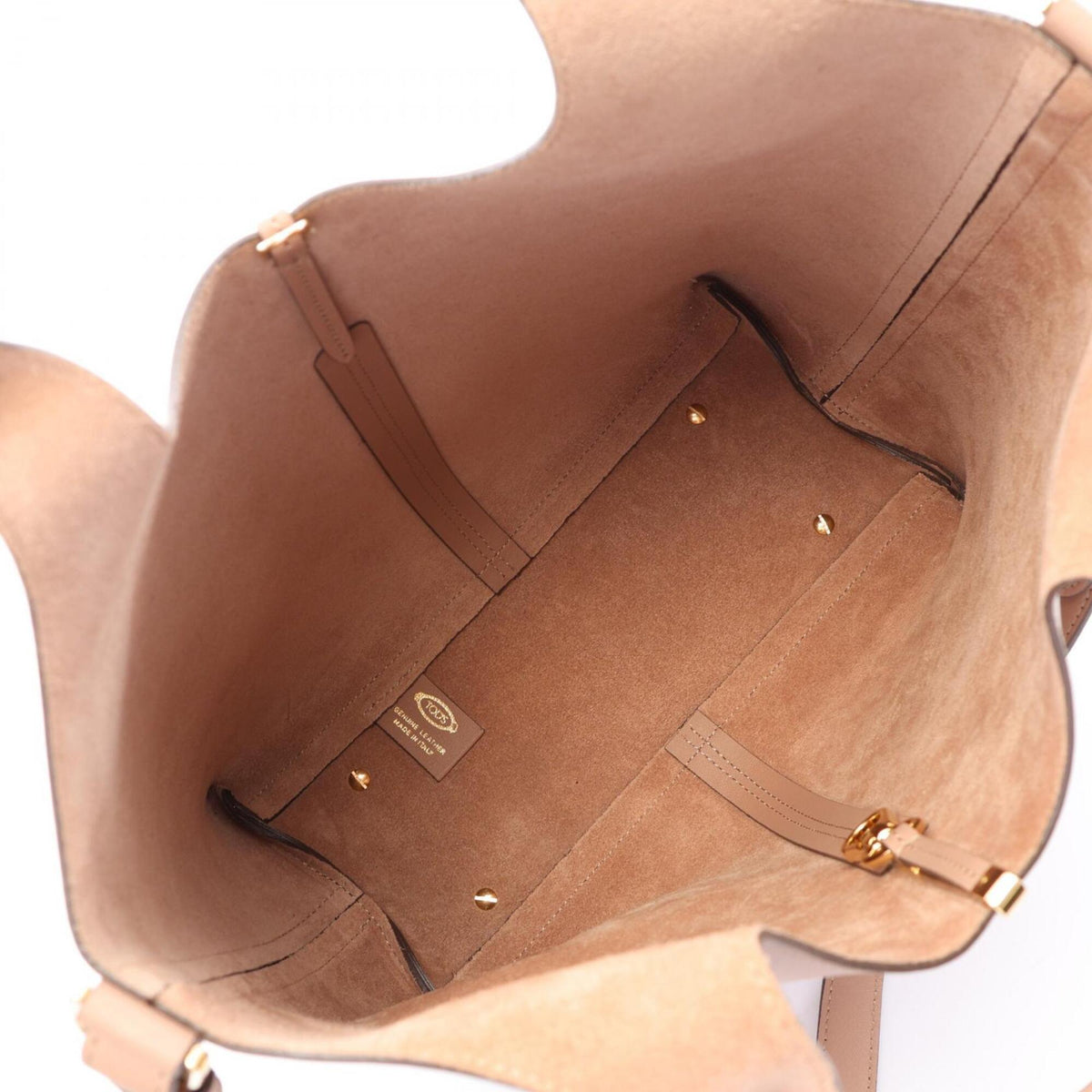 Tod's Pink Leather Handbag Tote Bag (Pre-Owned)
