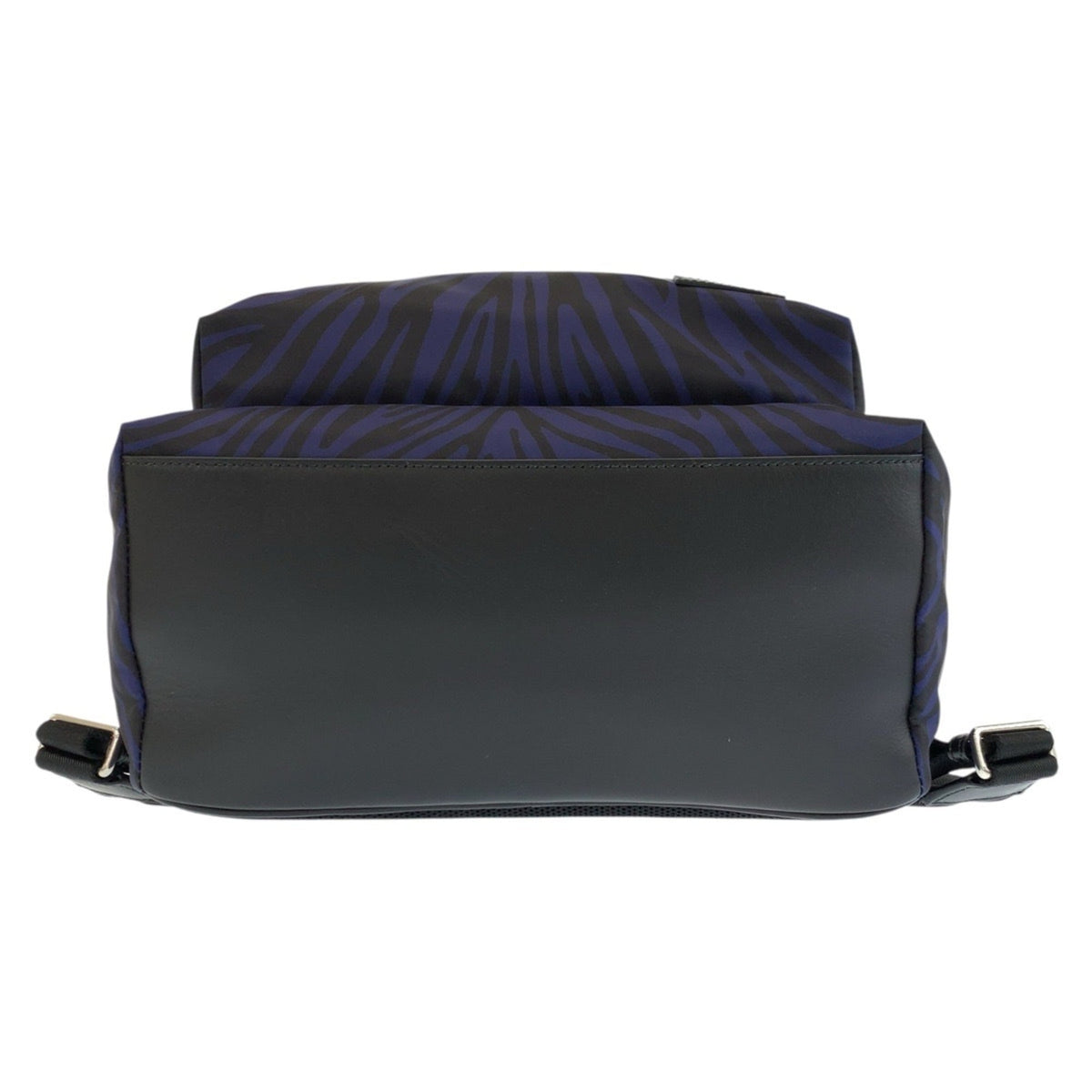 Bally Black Navy Nylon Backpack (Pre-Owned)