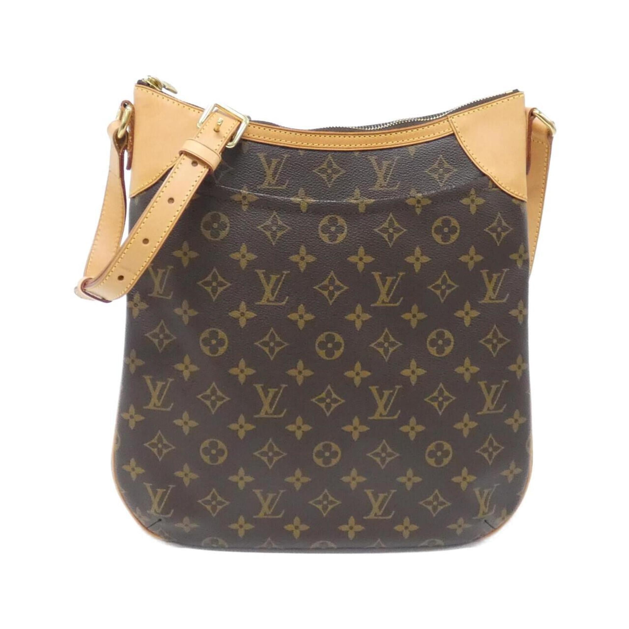 Louis Vuitton Marron Coated Canvas Shoulder Bag (Pre-Owned)