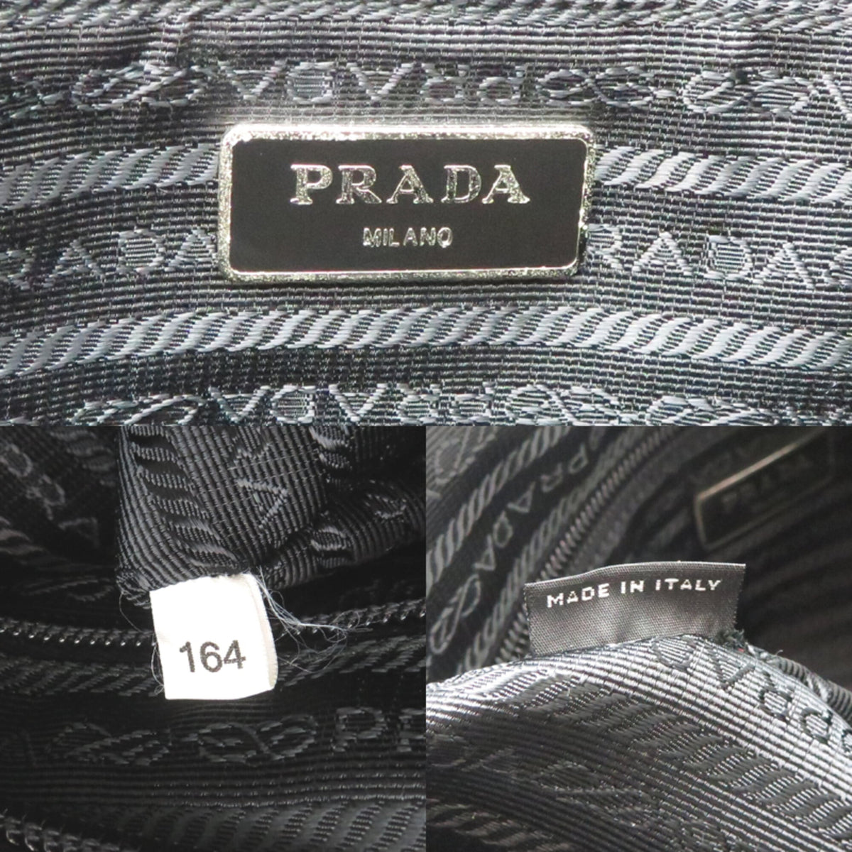 Prada Black Nylon Messenger Bag (Pre-Owned)