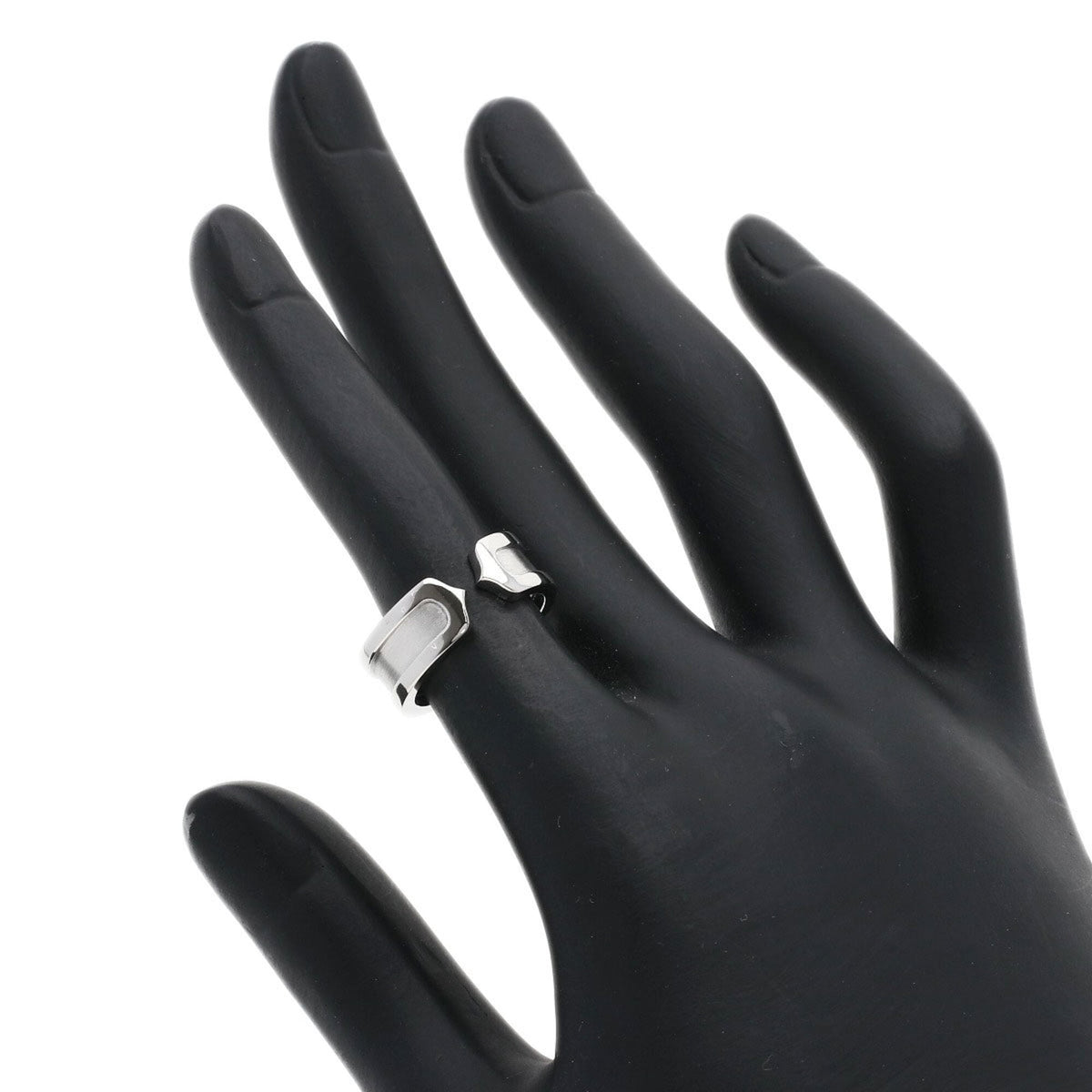 Cartier C2 White Gold (18K) Band Ring (Pre-Owned)