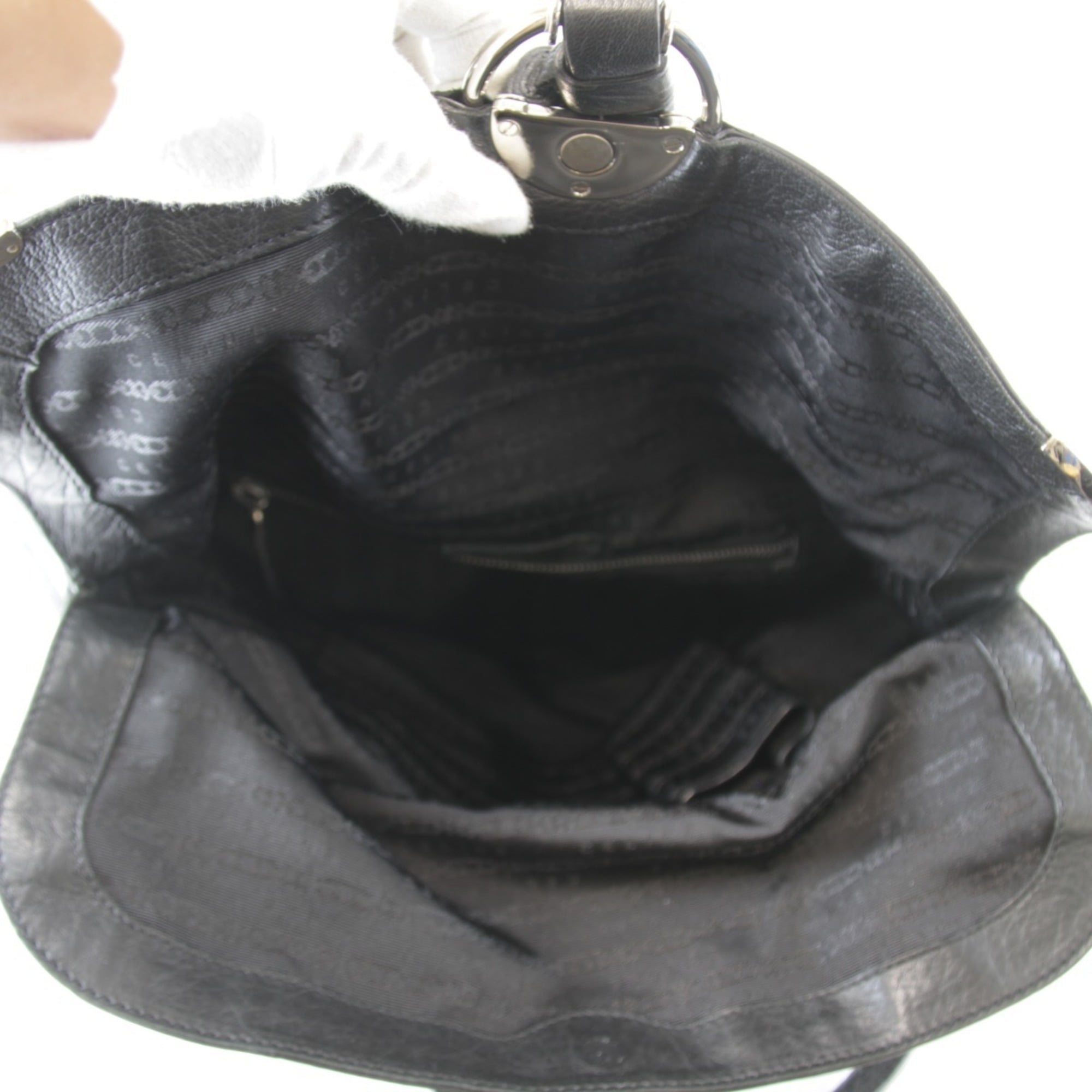 Celine Black Leather Tote Bag (Pre-Owned)