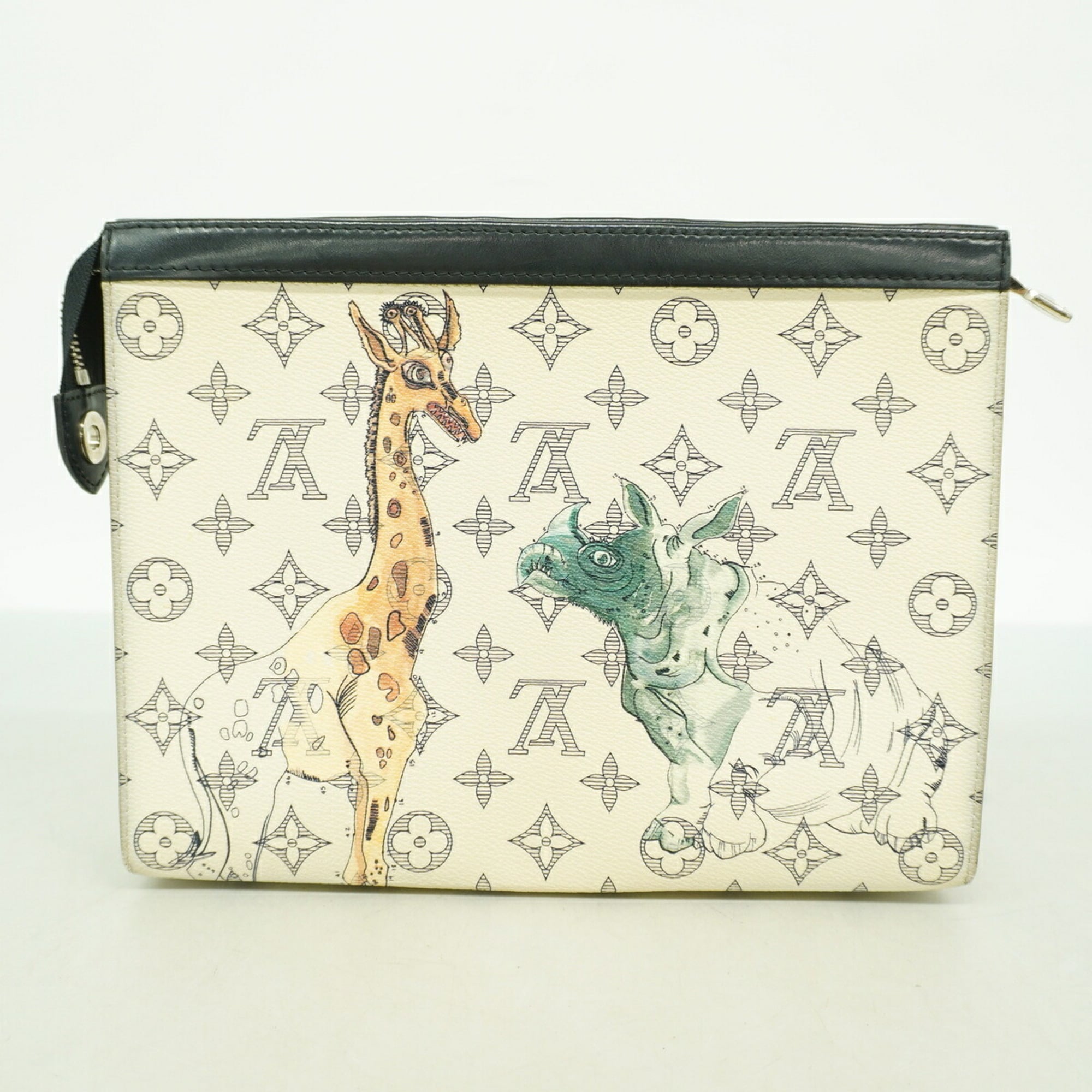 Louis Vuitton White Clutch Bag (Pre-Owned)